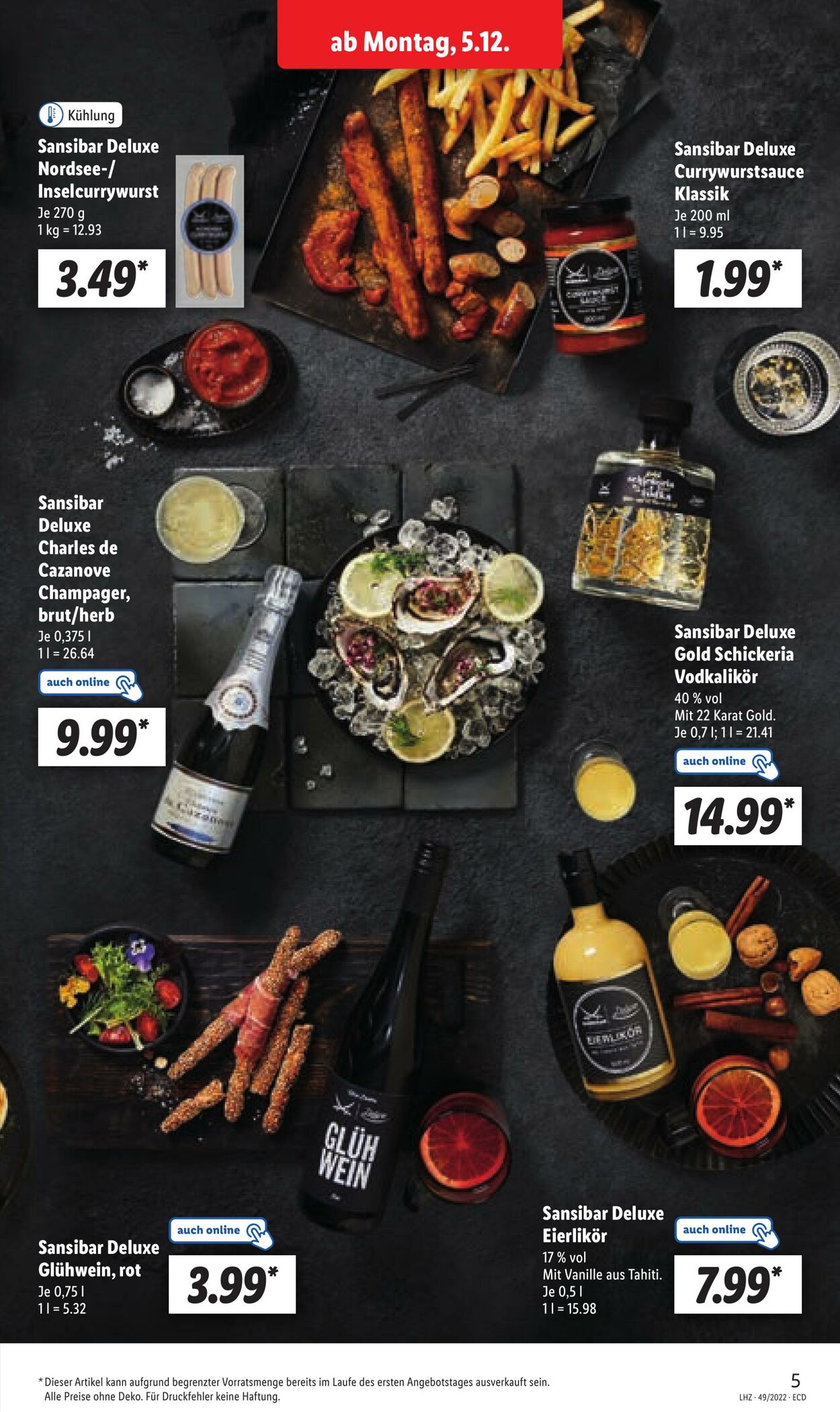 Prospekt Lidl 05.12.2022 - 10.12.2022