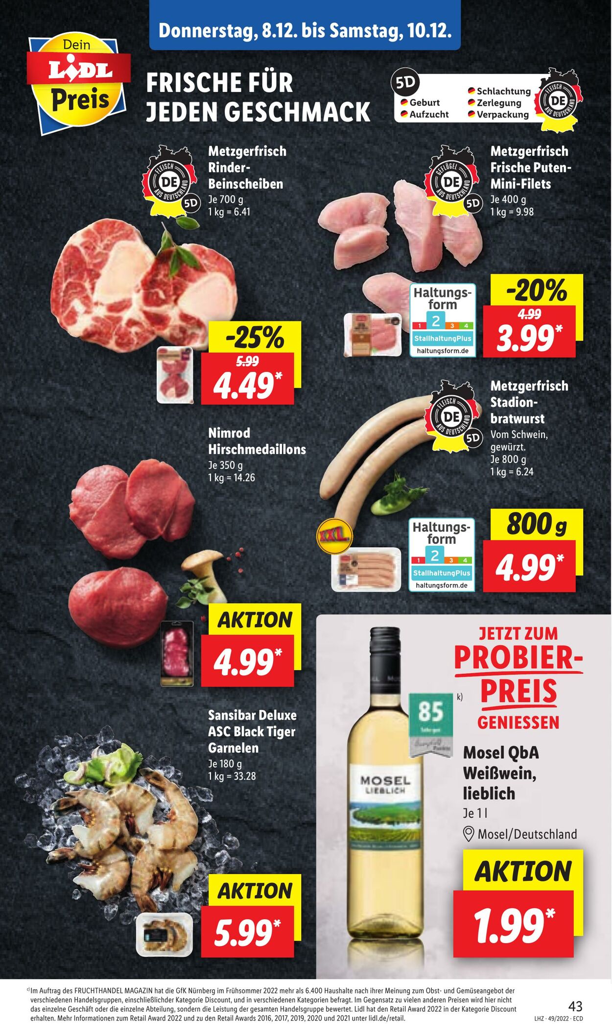 Prospekt Lidl 05.12.2022 - 10.12.2022