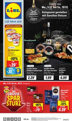 Prospekt Lidl 05.12.2022 - 10.12.2022