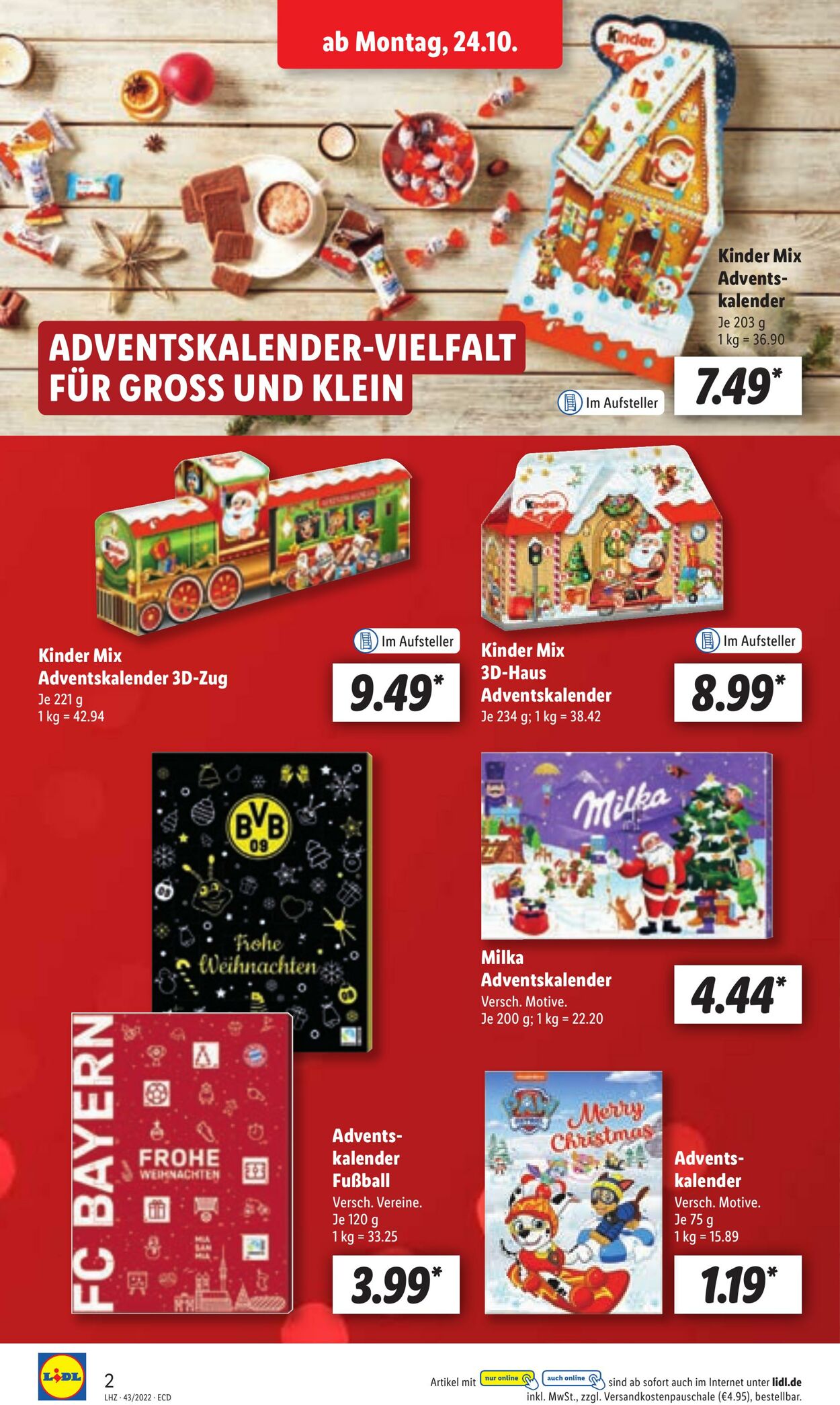 Prospekt Lidl 24.10.2022 - 29.10.2022