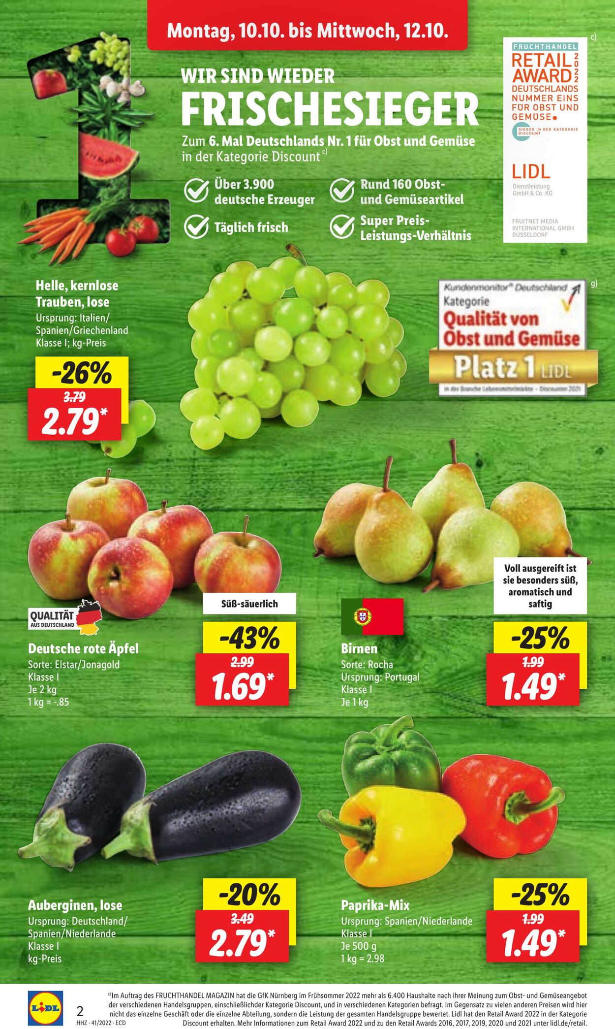 Prospekt Lidl 10.10.2022 - 15.10.2022