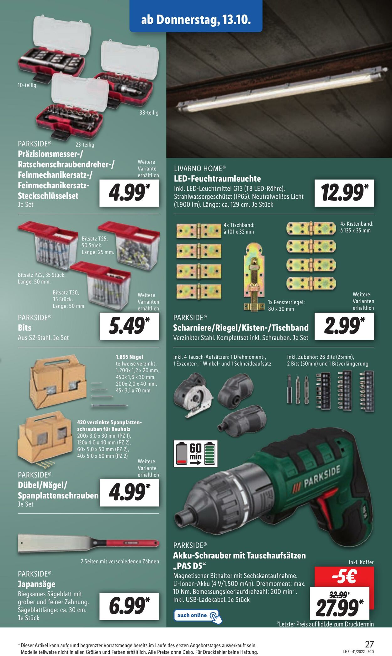 Prospekt Lidl 10.10.2022 - 15.10.2022