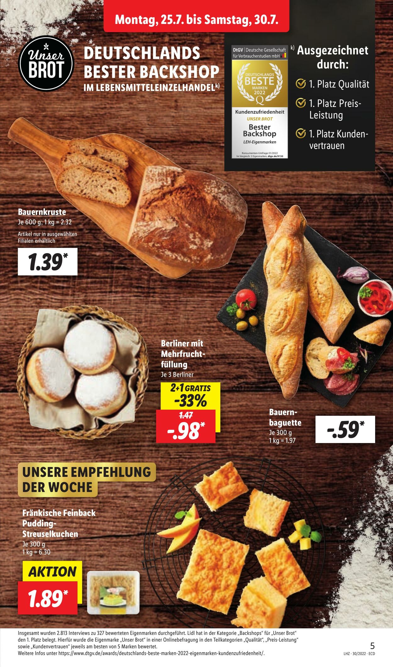 Prospekt Lidl 25.07.2022 - 30.07.2022