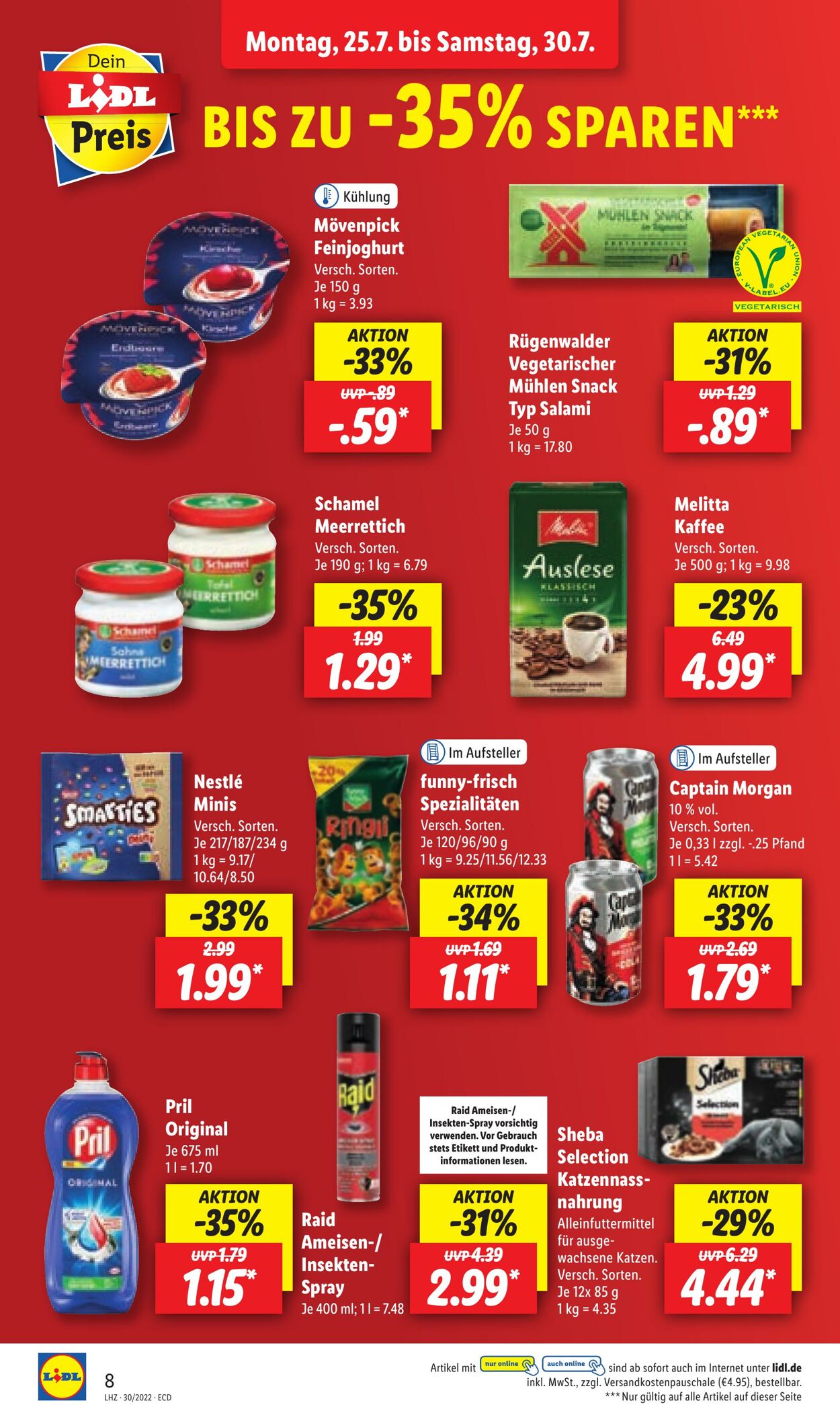 Prospekt Lidl 25.07.2022 - 30.07.2022