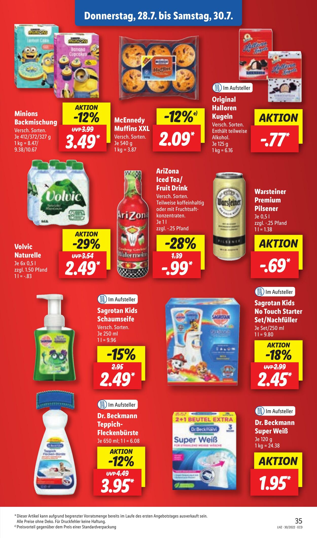 Prospekt Lidl 25.07.2022 - 30.07.2022