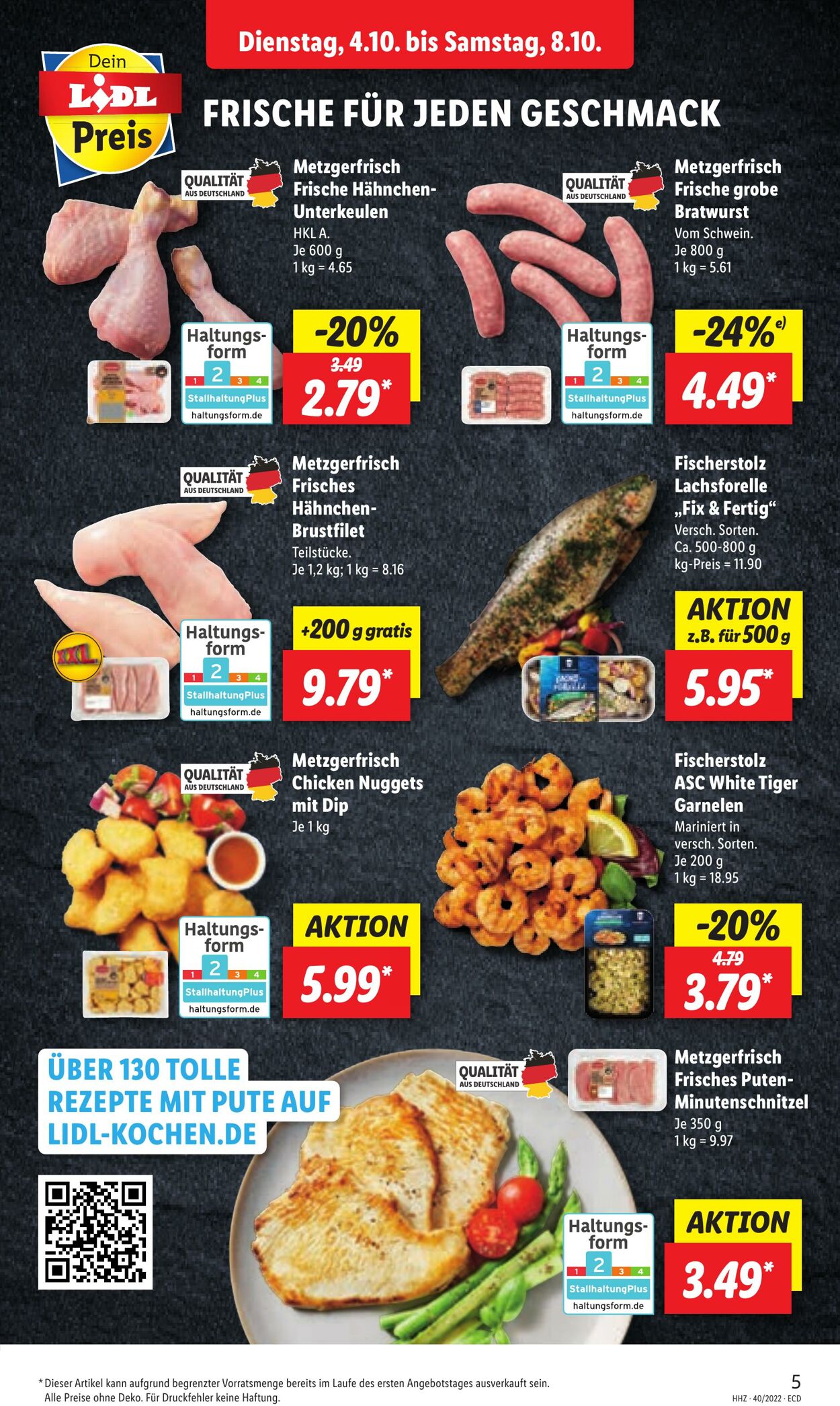 Prospekt Lidl 04.10.2022 - 08.10.2022