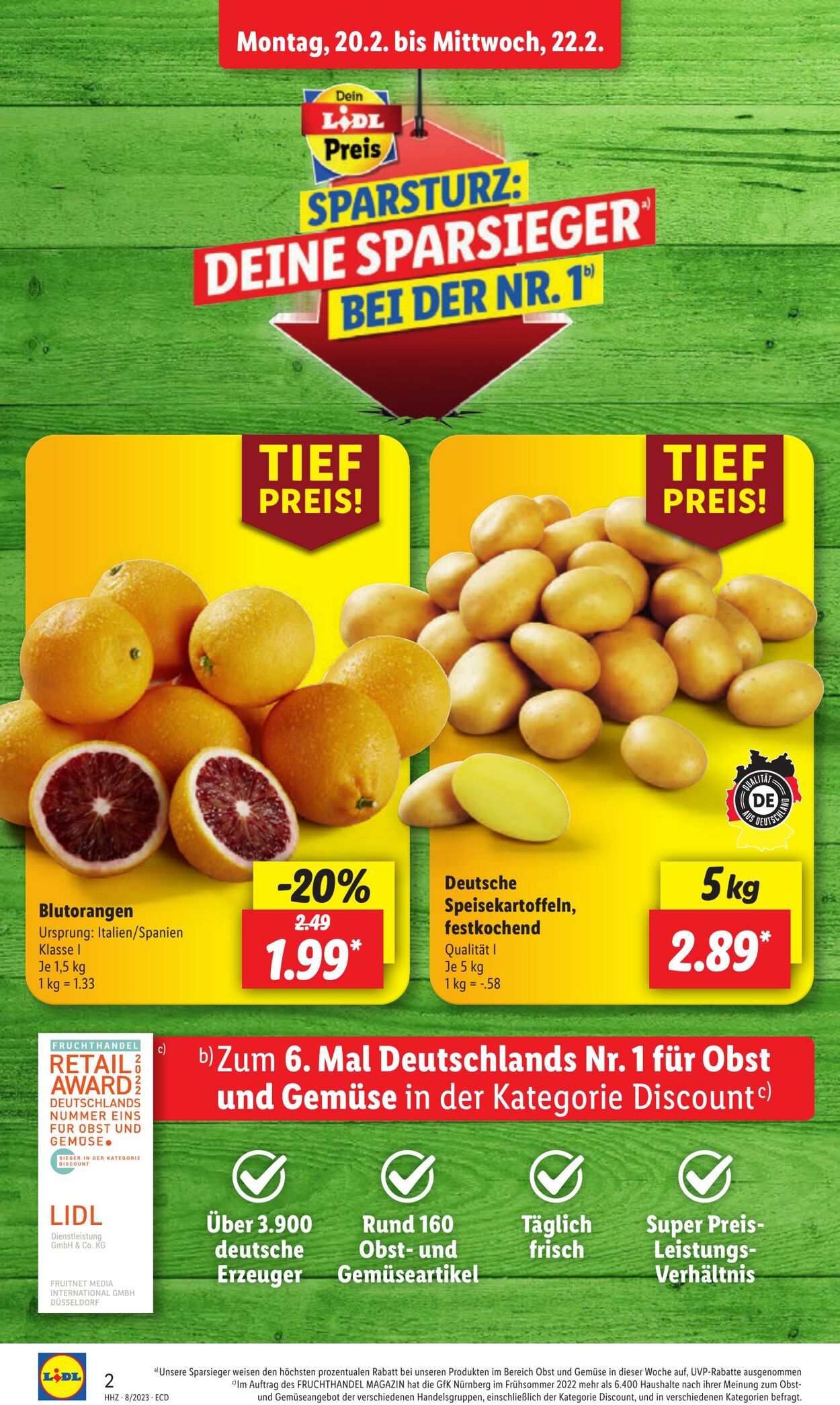 Prospekt Lidl 20.02.2023 - 25.02.2023