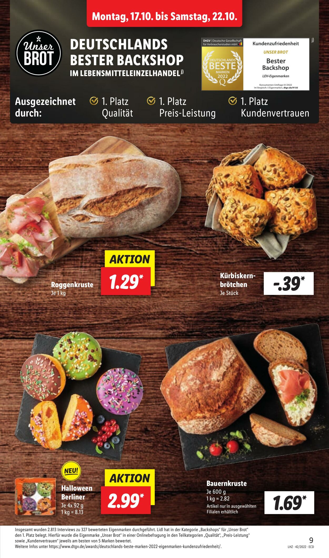 Prospekt Lidl 17.10.2022 - 22.10.2022