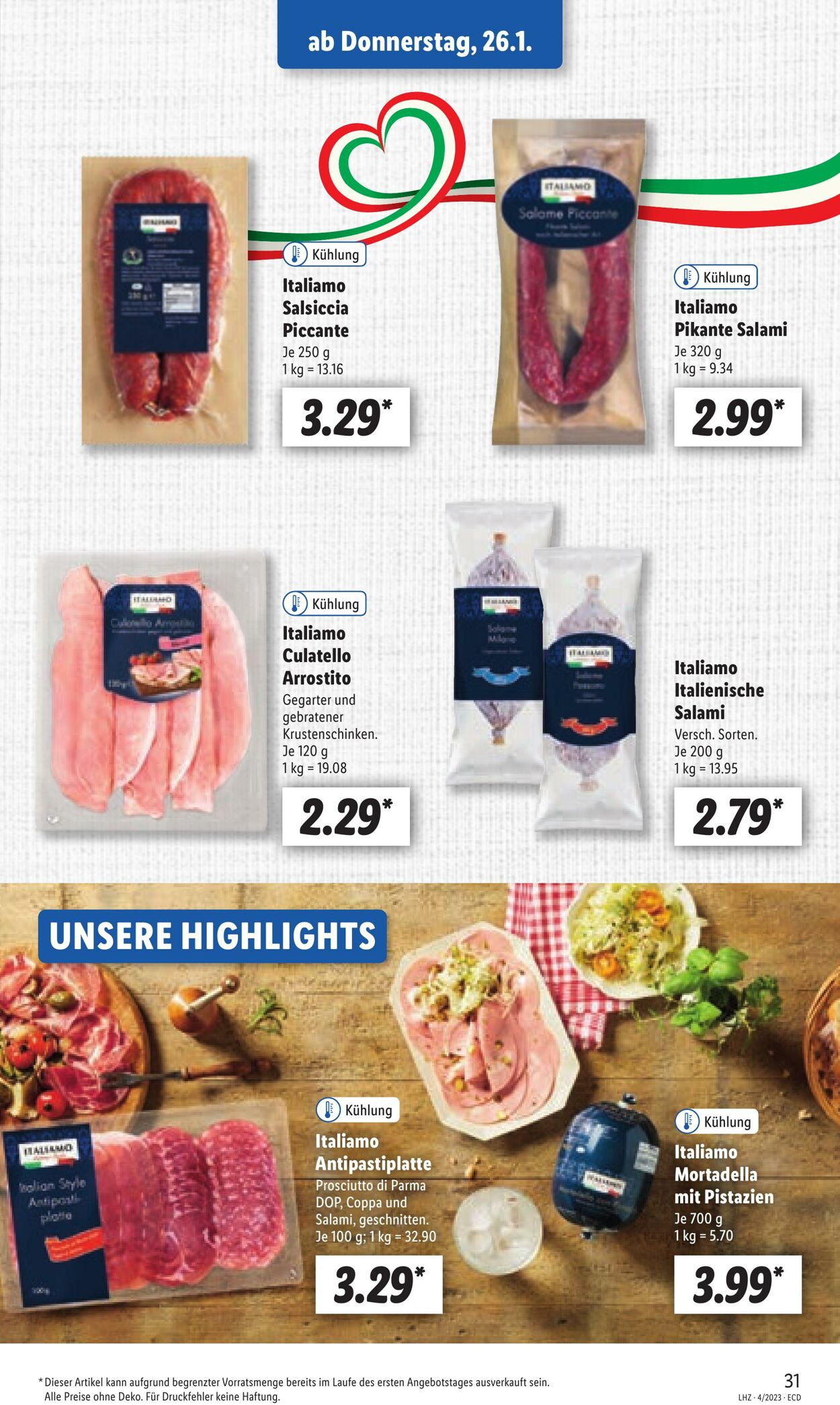 Prospekt Lidl 23.01.2023 - 28.01.2023