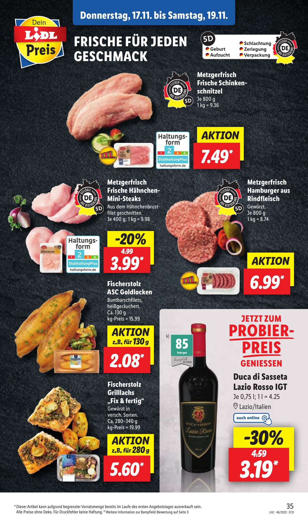 Prospekt Lidl 14.11.2022 - 19.11.2022