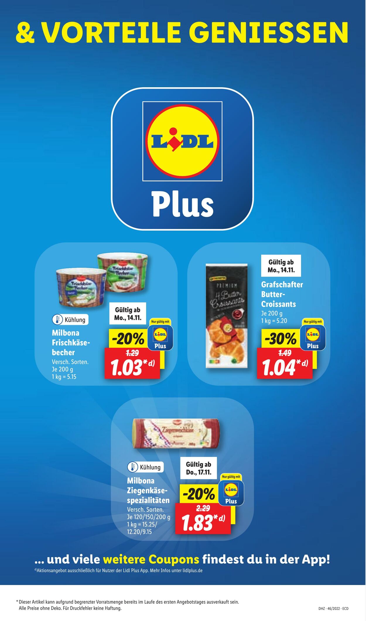 Prospekt Lidl 14.11.2022 - 19.11.2022