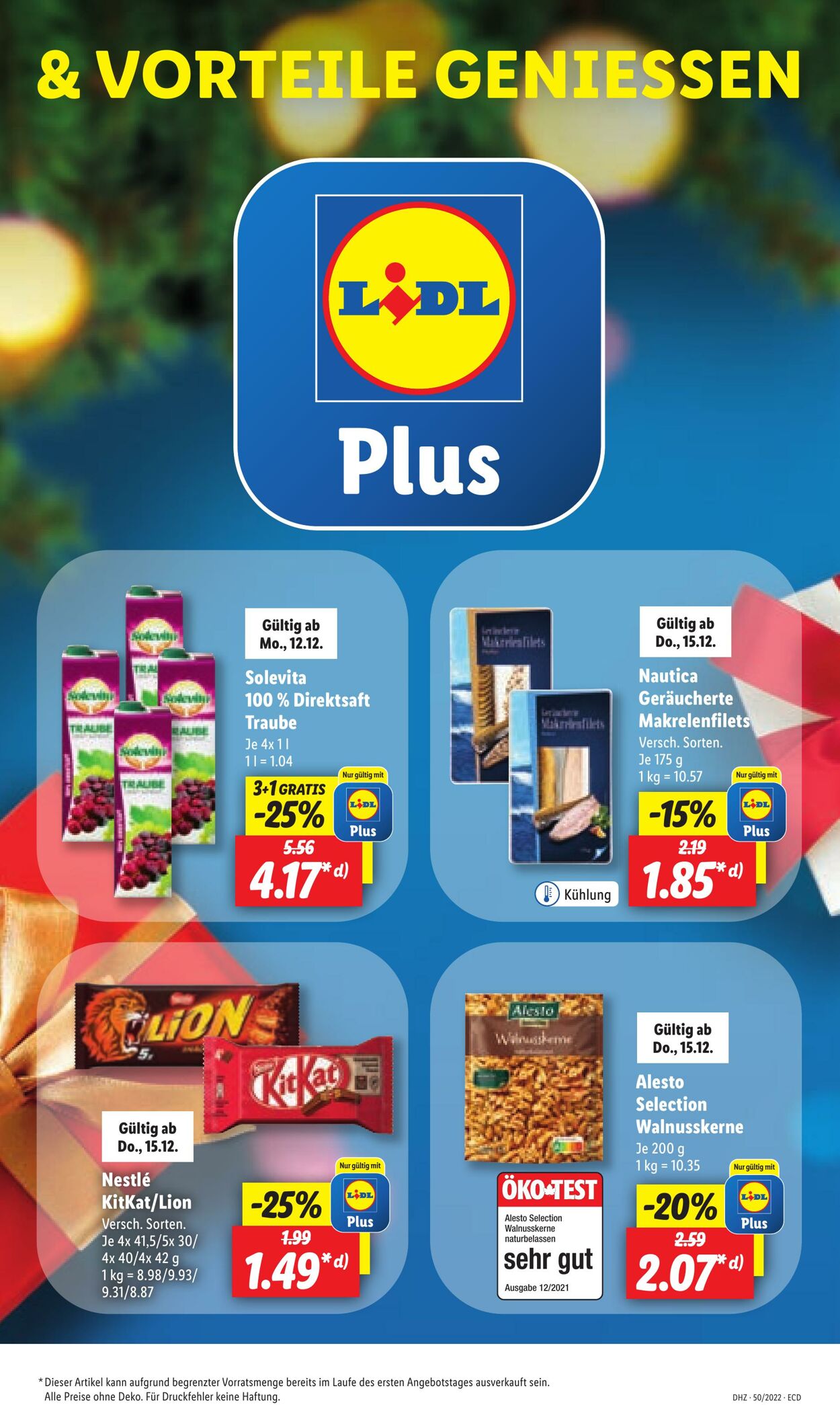 Prospekt Lidl 12.12.2022 - 17.12.2022