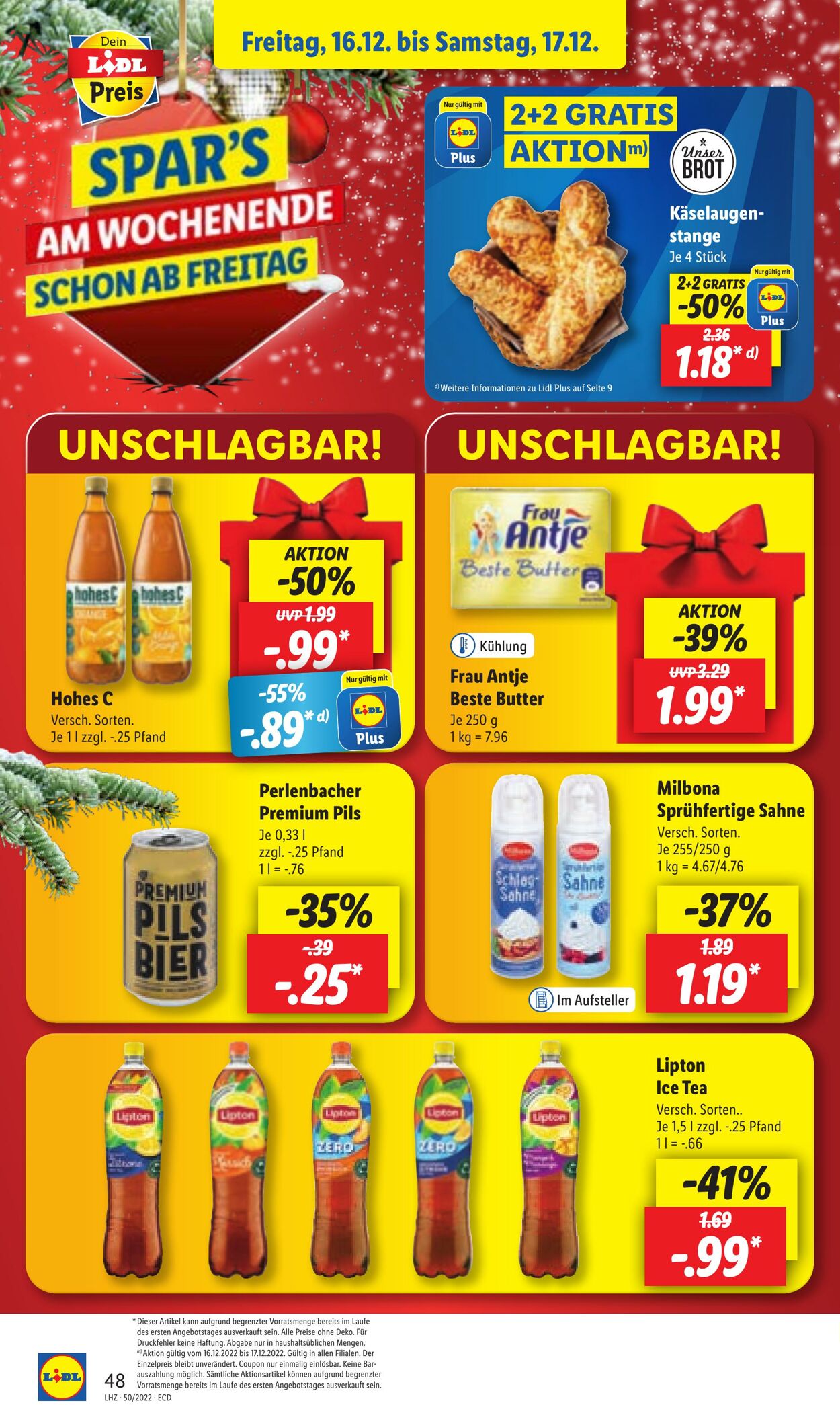 Prospekt Lidl 12.12.2022 - 17.12.2022