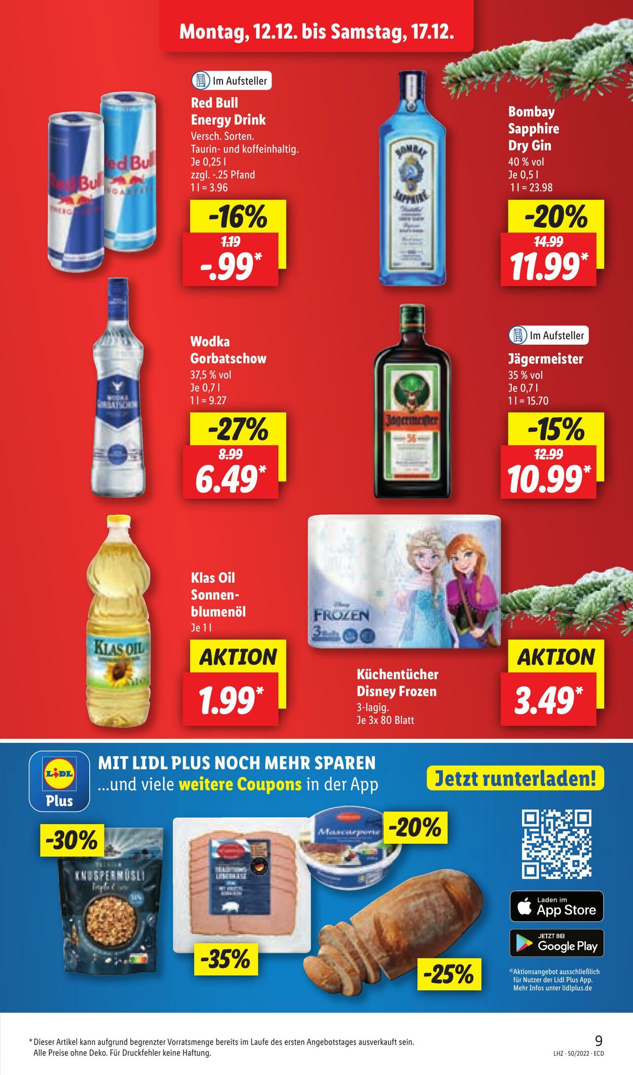 Prospekt Lidl 12.12.2022 - 17.12.2022