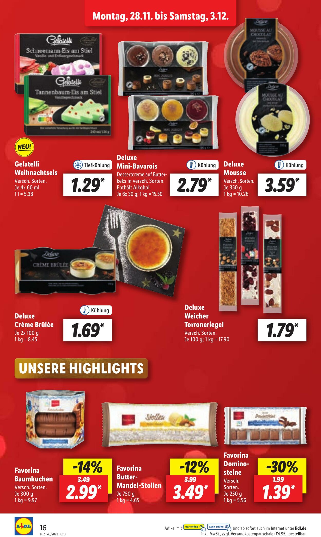 Prospekt Lidl 28.11.2022 - 03.12.2022