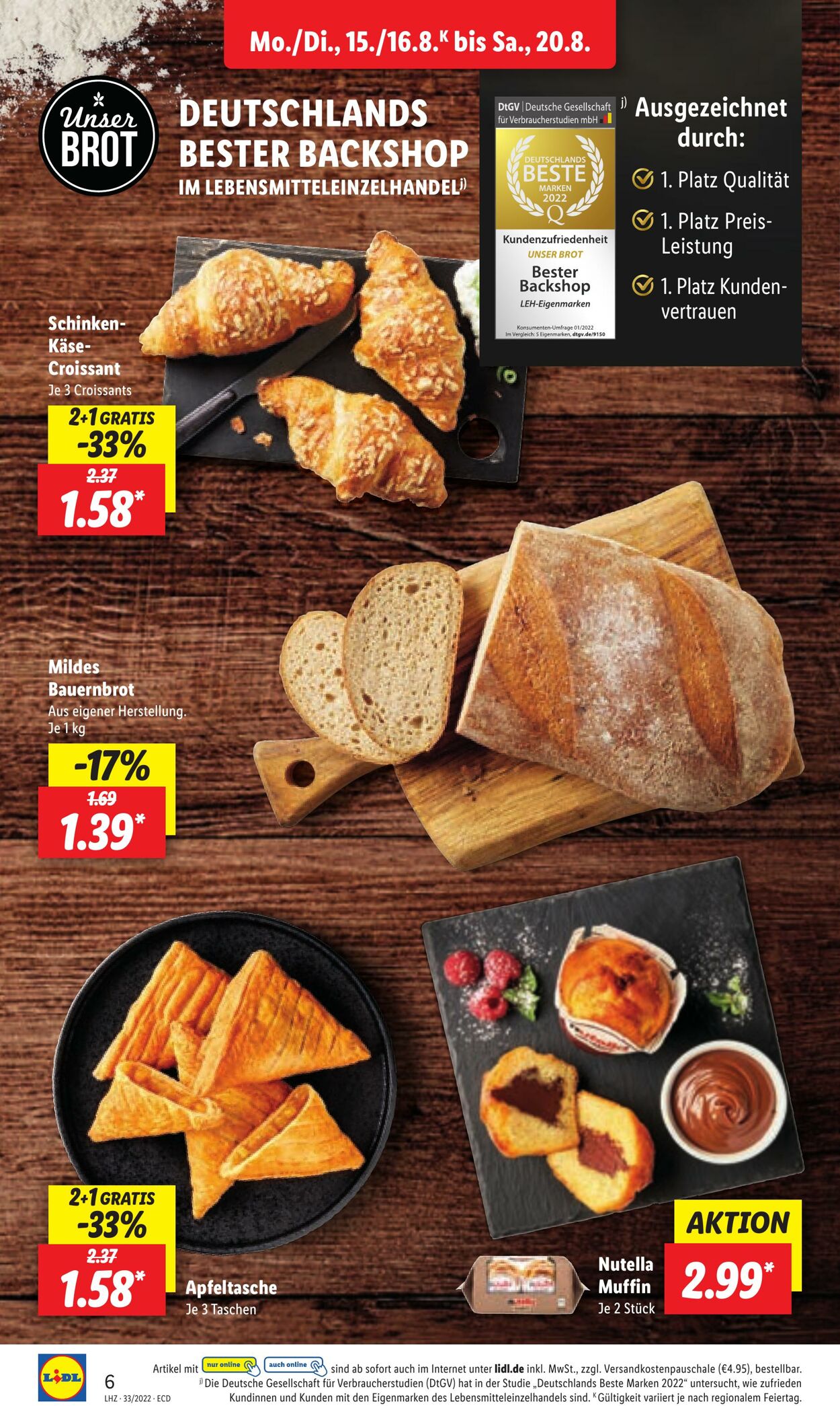 Prospekt Lidl 15.08.2022 - 20.08.2022