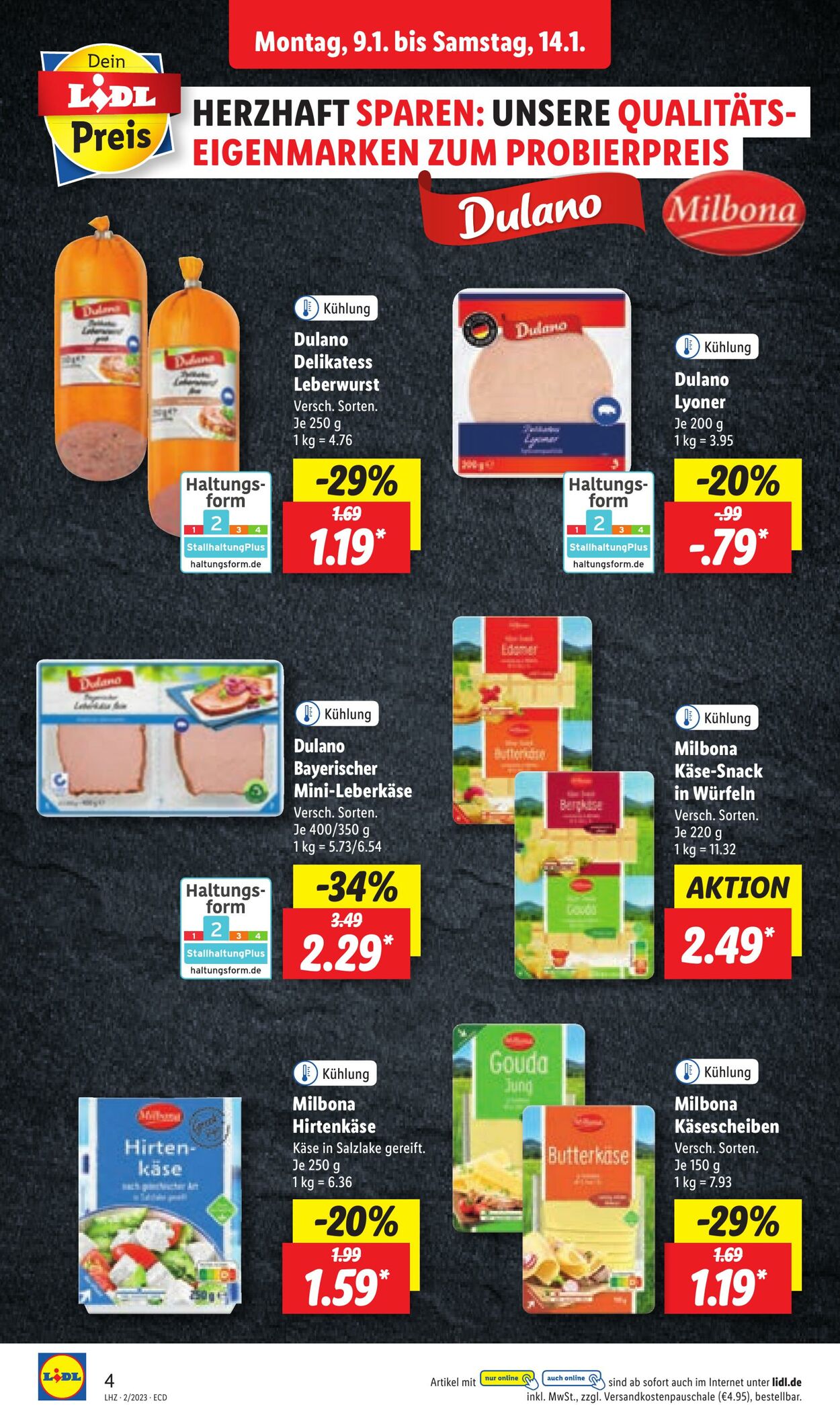 Prospekt Lidl 09.01.2023 - 14.01.2023