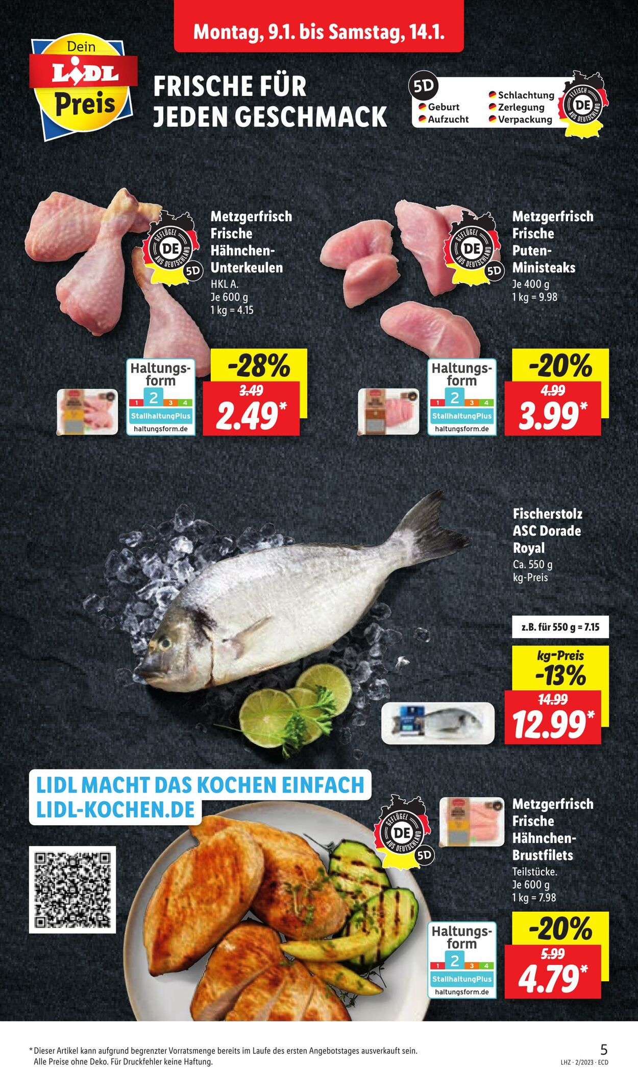 Prospekt Lidl 09.01.2023 - 14.01.2023