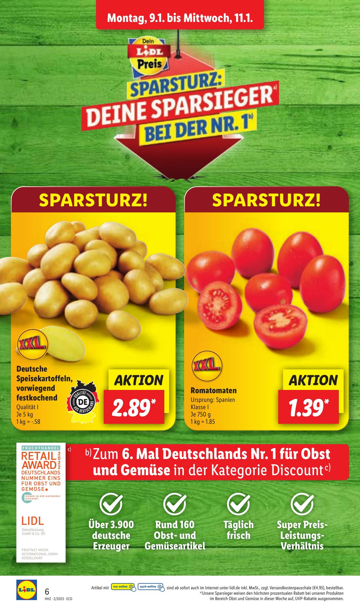 Prospekt Lidl 09.01.2023 - 14.01.2023