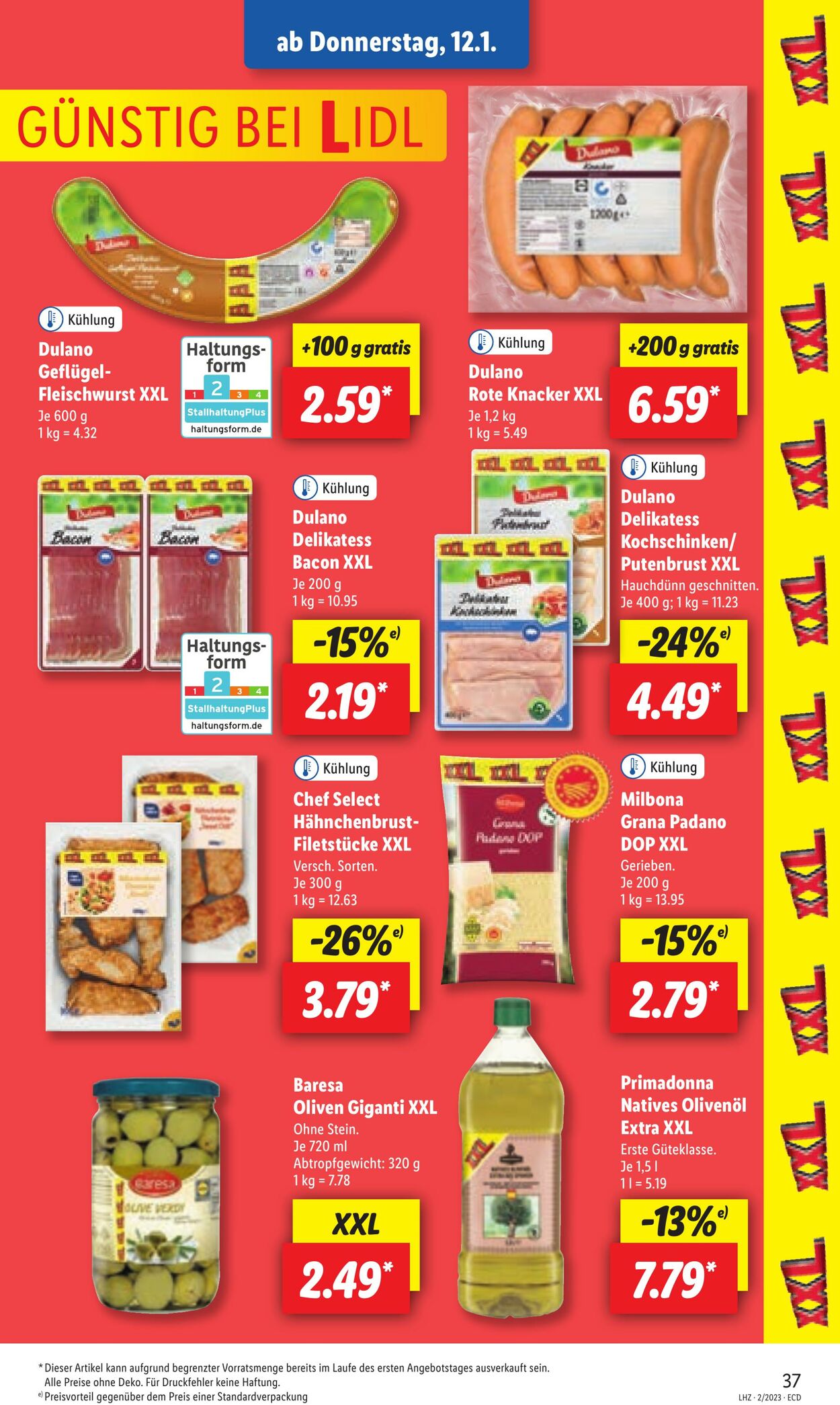 Prospekt Lidl 09.01.2023 - 14.01.2023