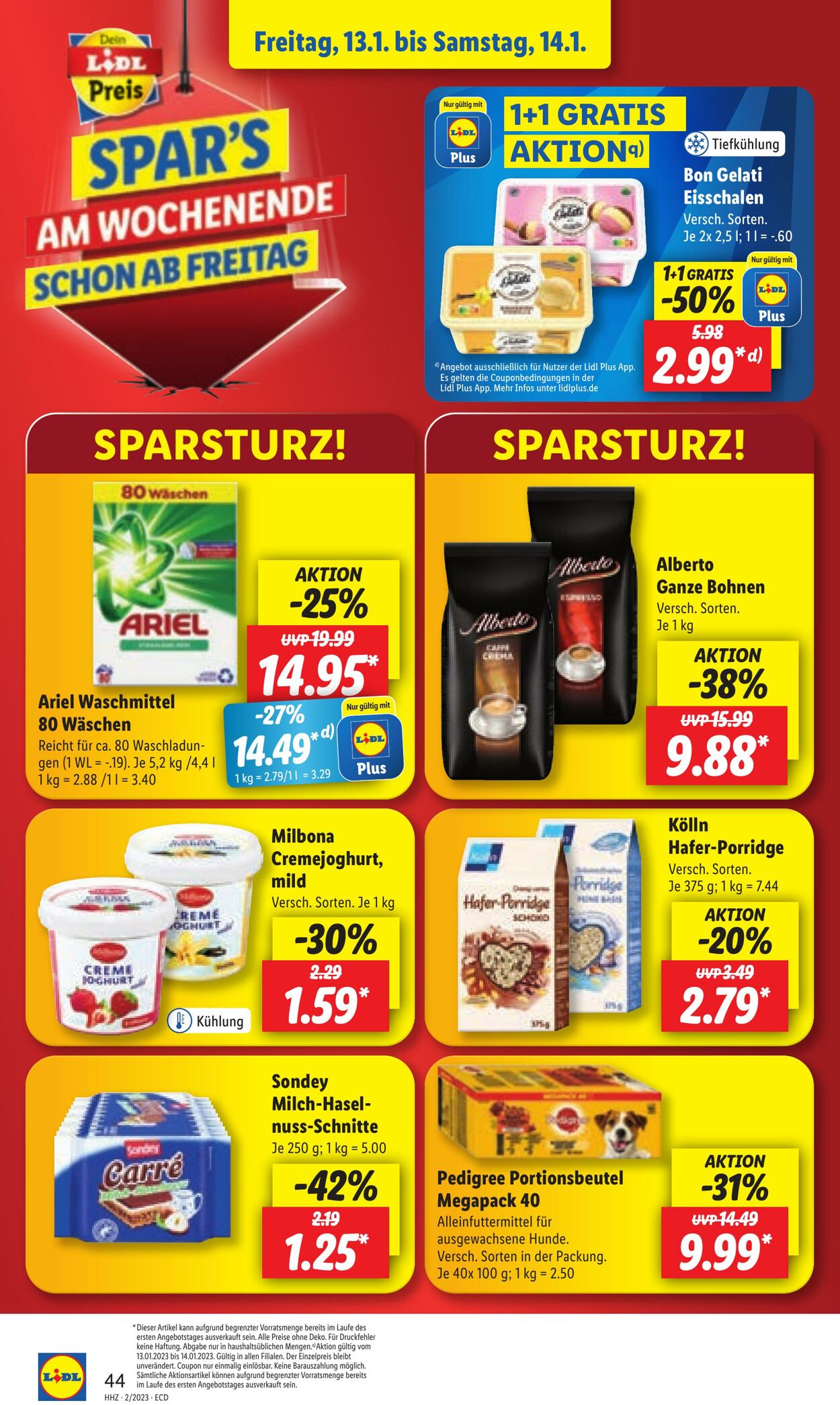 Prospekt Lidl 09.01.2023 - 14.01.2023