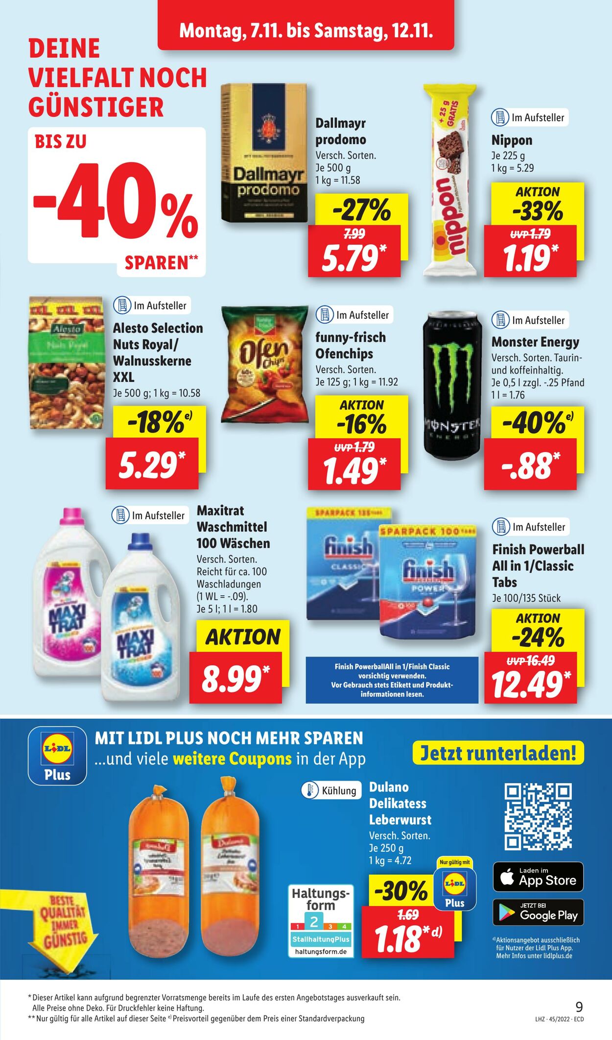 Prospekt Lidl 07.11.2022 - 12.11.2022