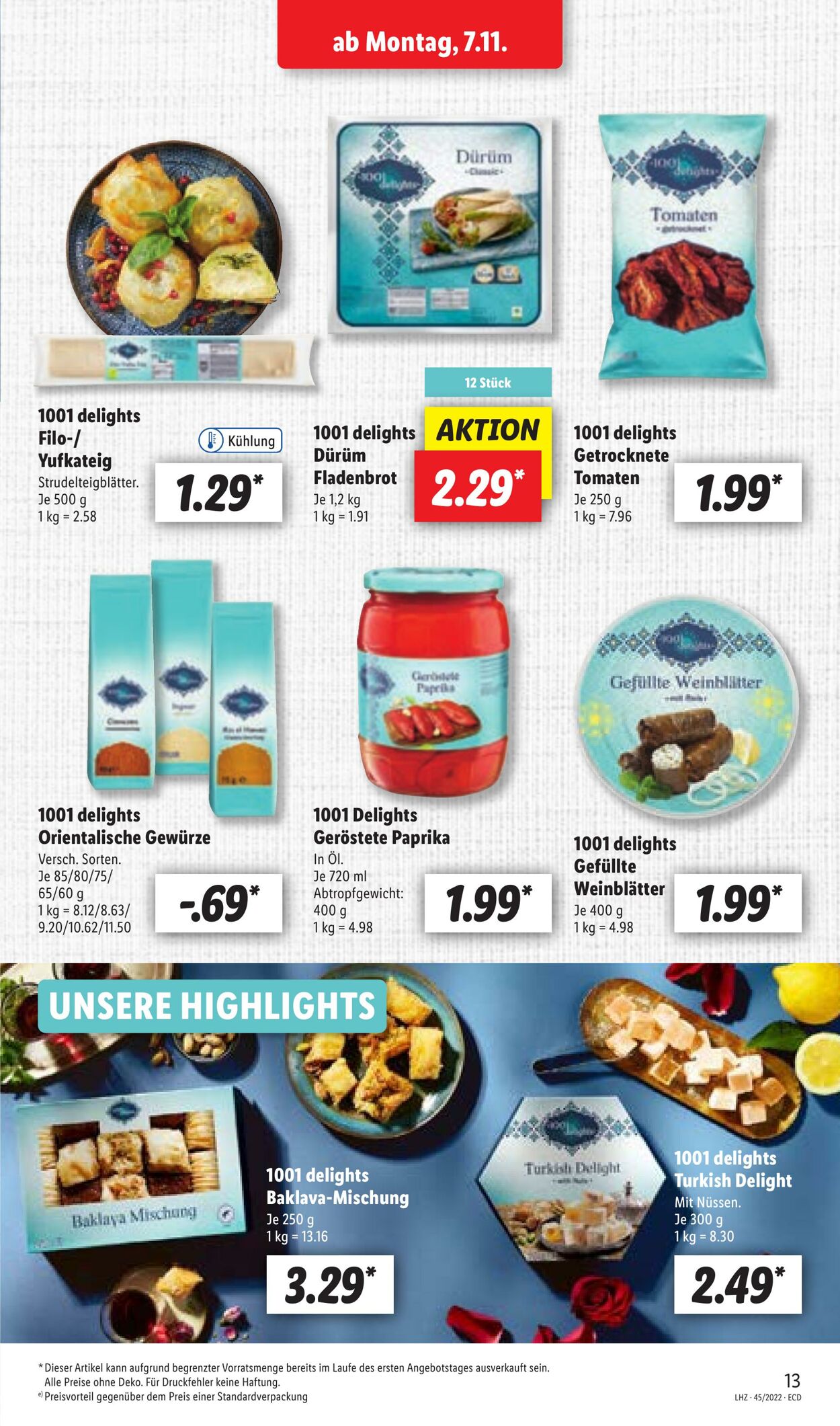 Prospekt Lidl 07.11.2022 - 12.11.2022