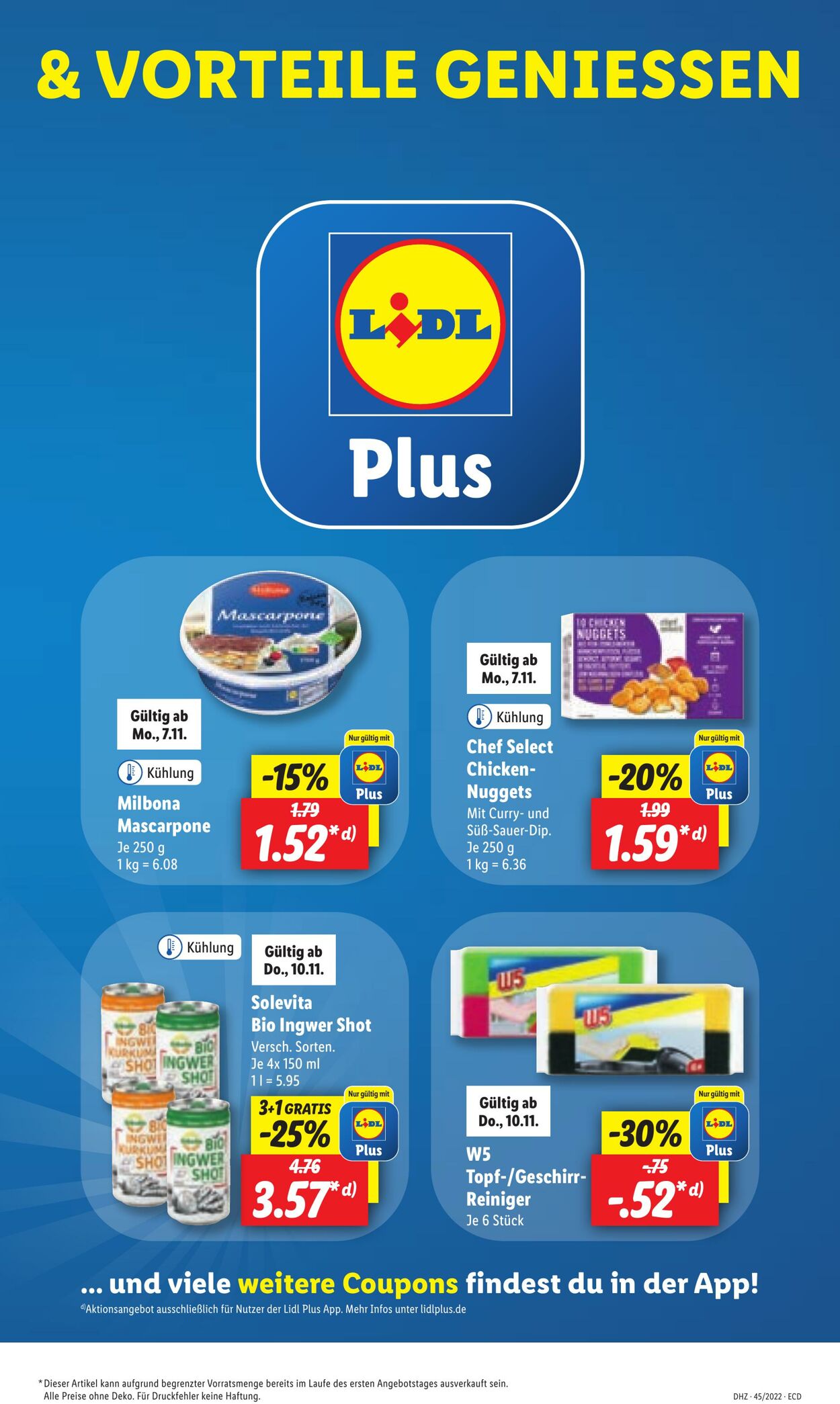 Prospekt Lidl 07.11.2022 - 12.11.2022