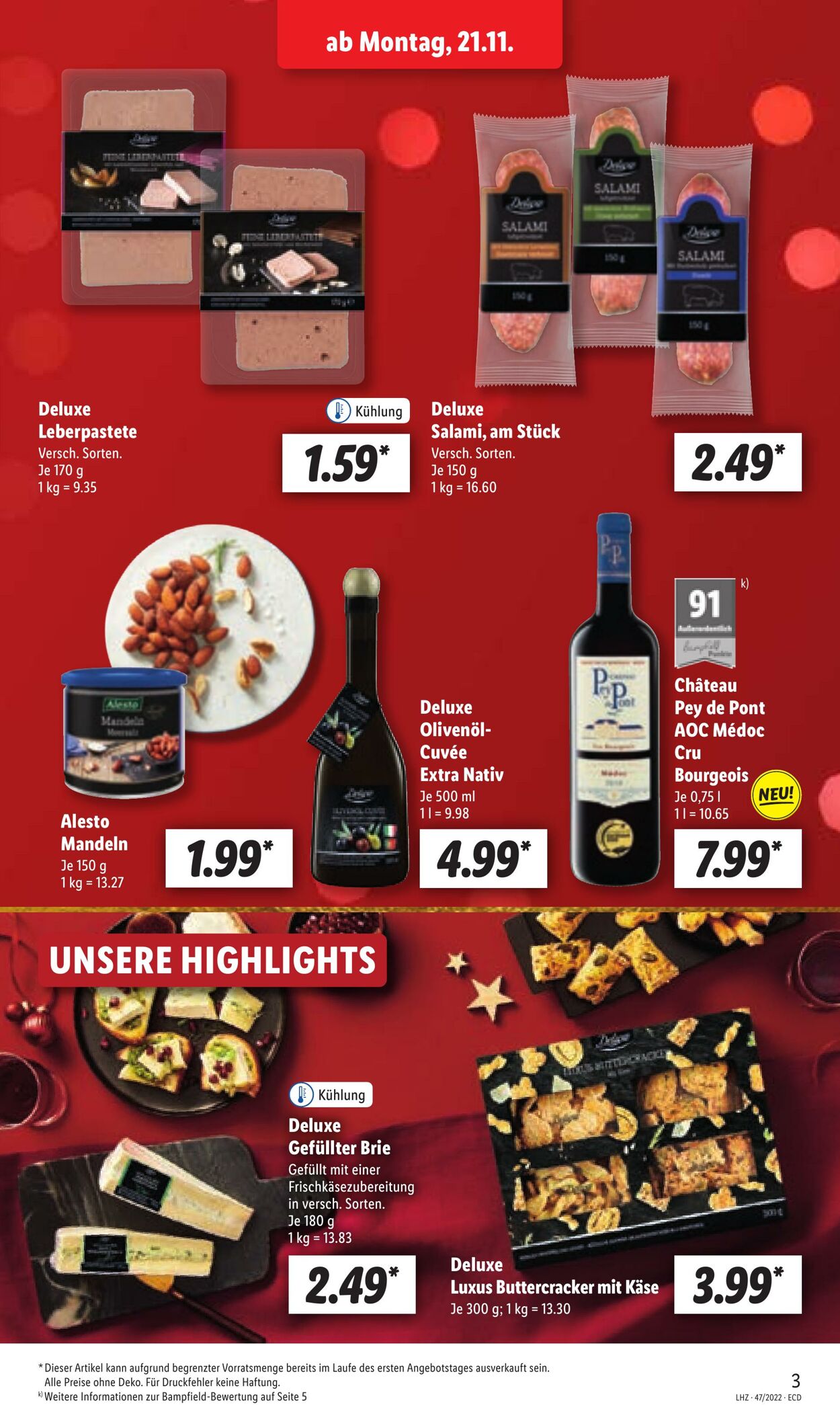 Prospekt Lidl 21.11.2022 - 26.11.2022