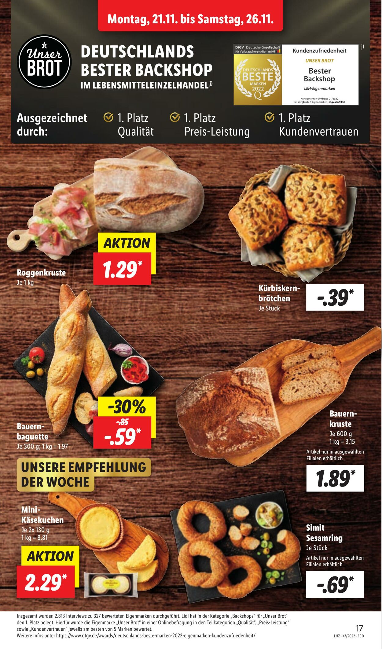 Prospekt Lidl 21.11.2022 - 26.11.2022