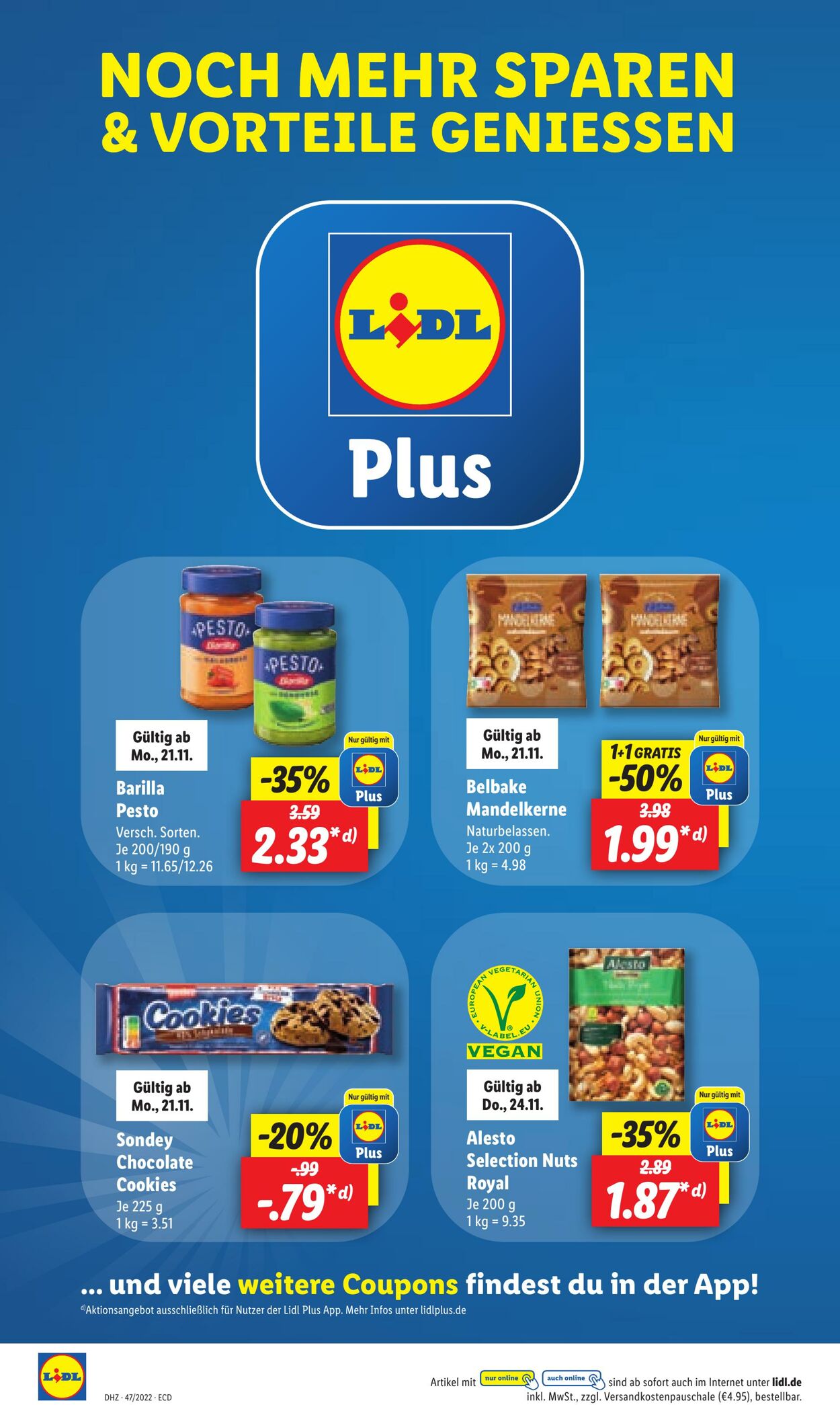 Prospekt Lidl 21.11.2022 - 26.11.2022