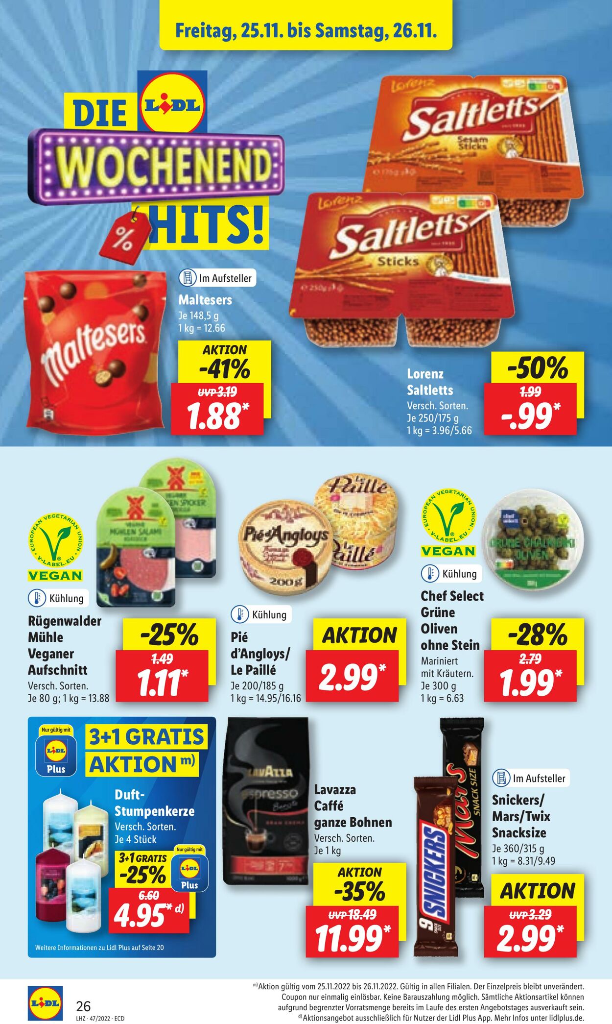 Prospekt Lidl 21.11.2022 - 26.11.2022