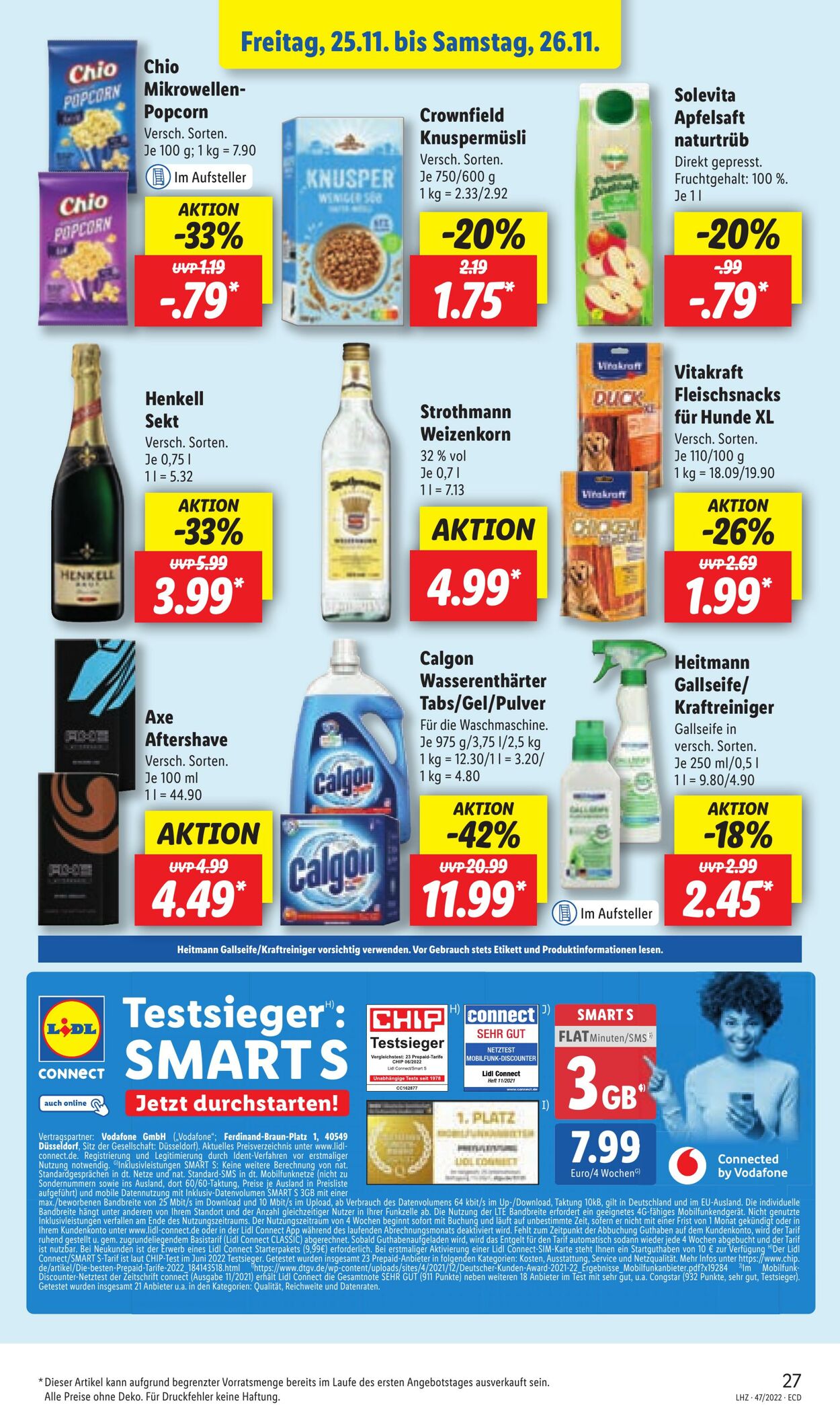 Prospekt Lidl 21.11.2022 - 26.11.2022