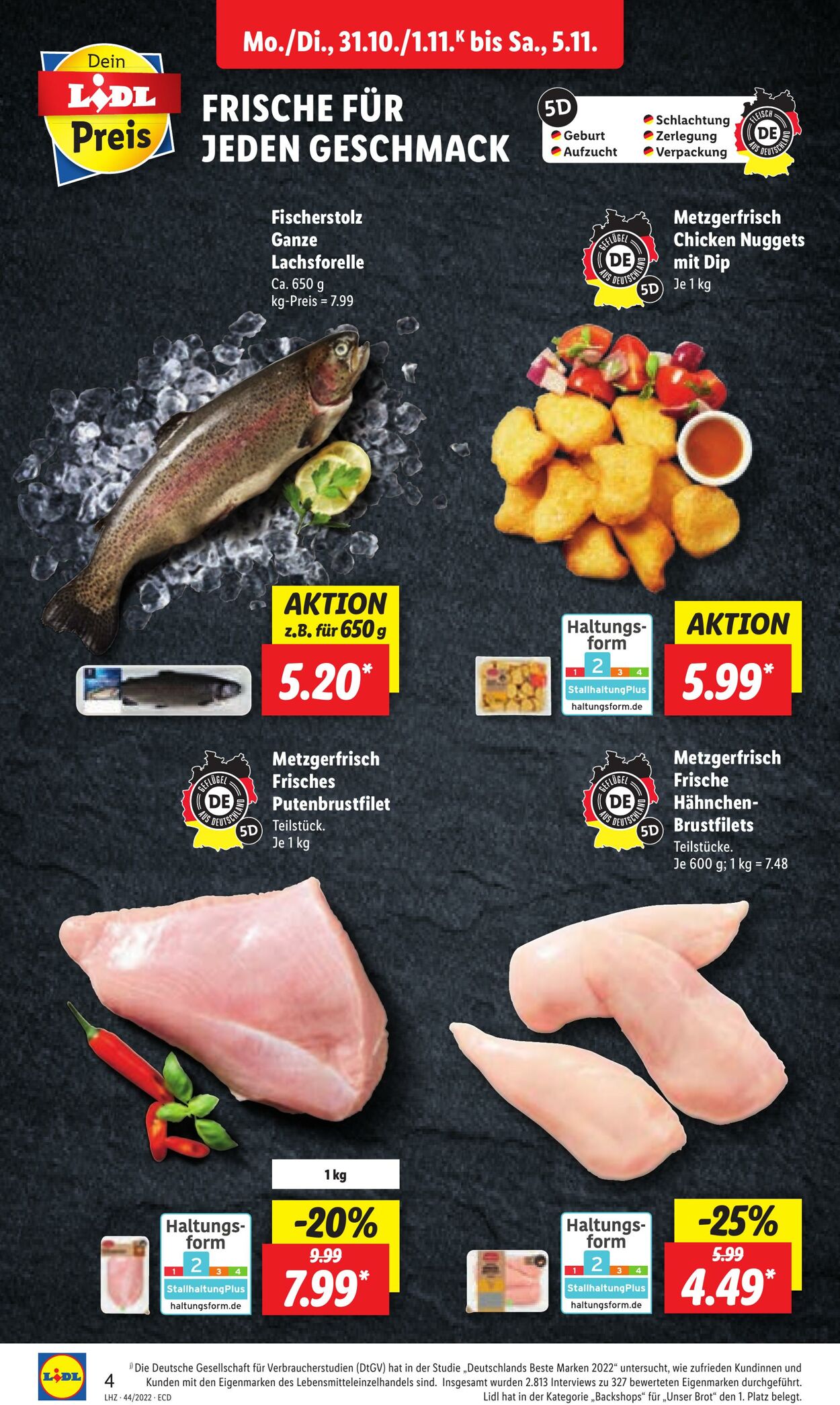 Prospekt Lidl 31.10.2022 - 05.11.2022