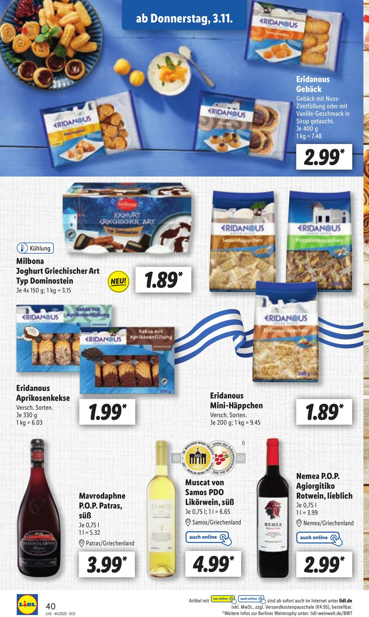 Prospekt Lidl 31.10.2022 - 05.11.2022