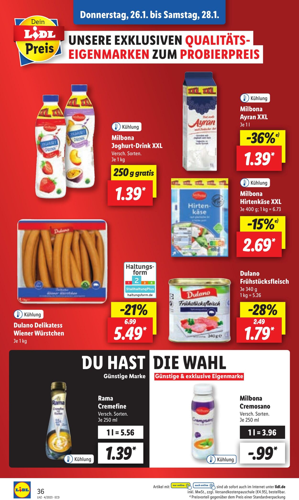 Prospekt Lidl 23.01.2023 - 28.01.2023