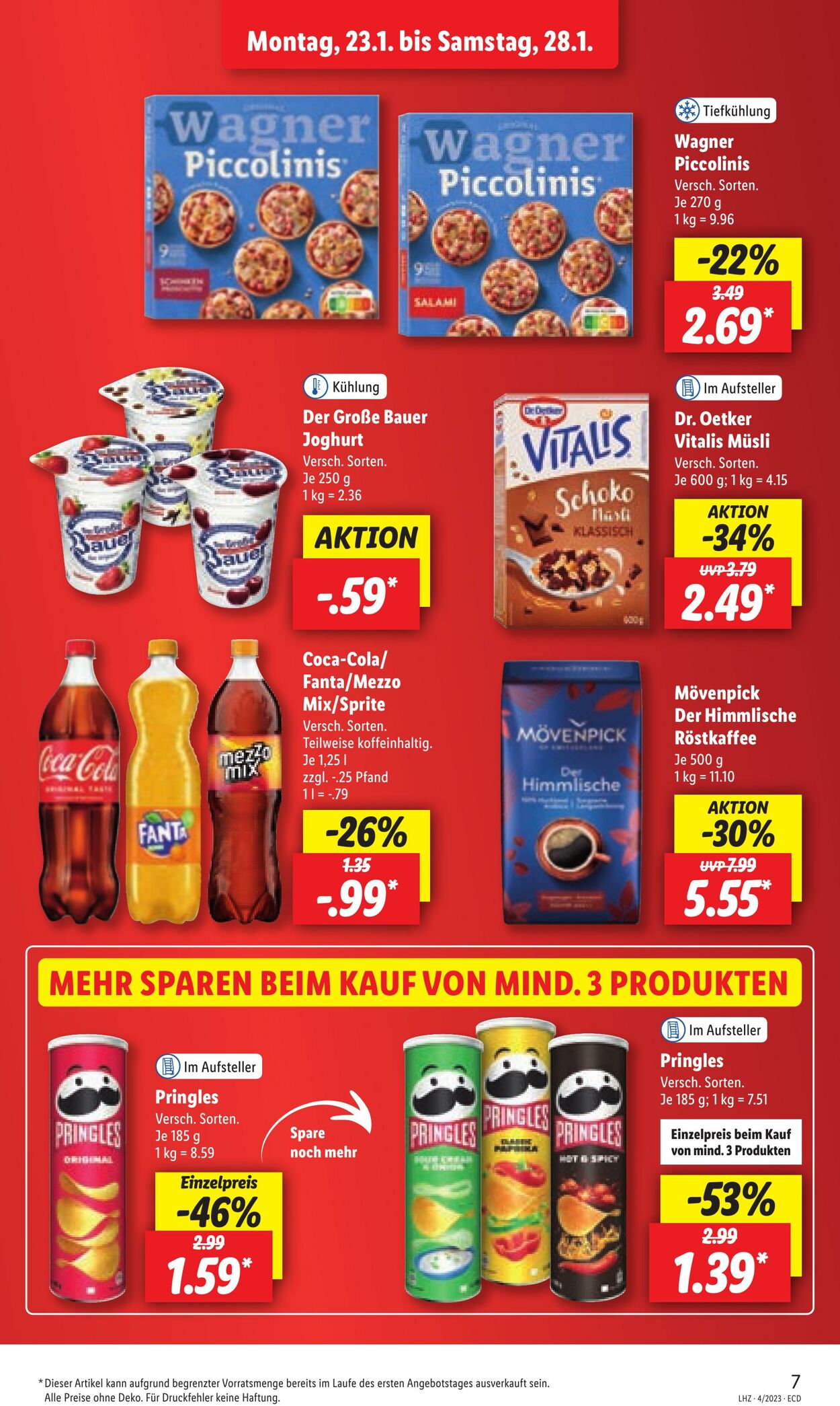 Prospekt Lidl 23.01.2023 - 28.01.2023