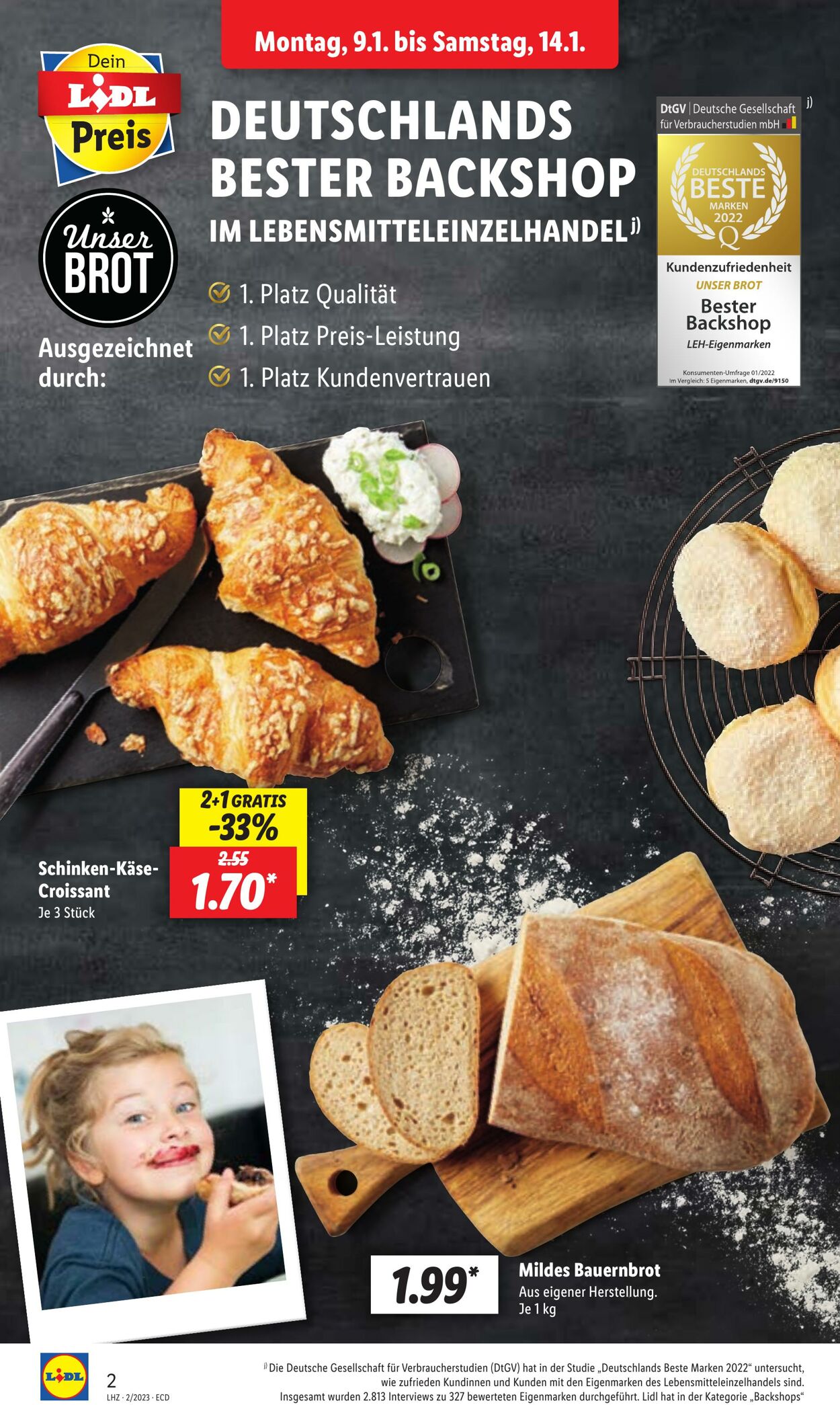 Prospekt Lidl 09.01.2023 - 14.01.2023