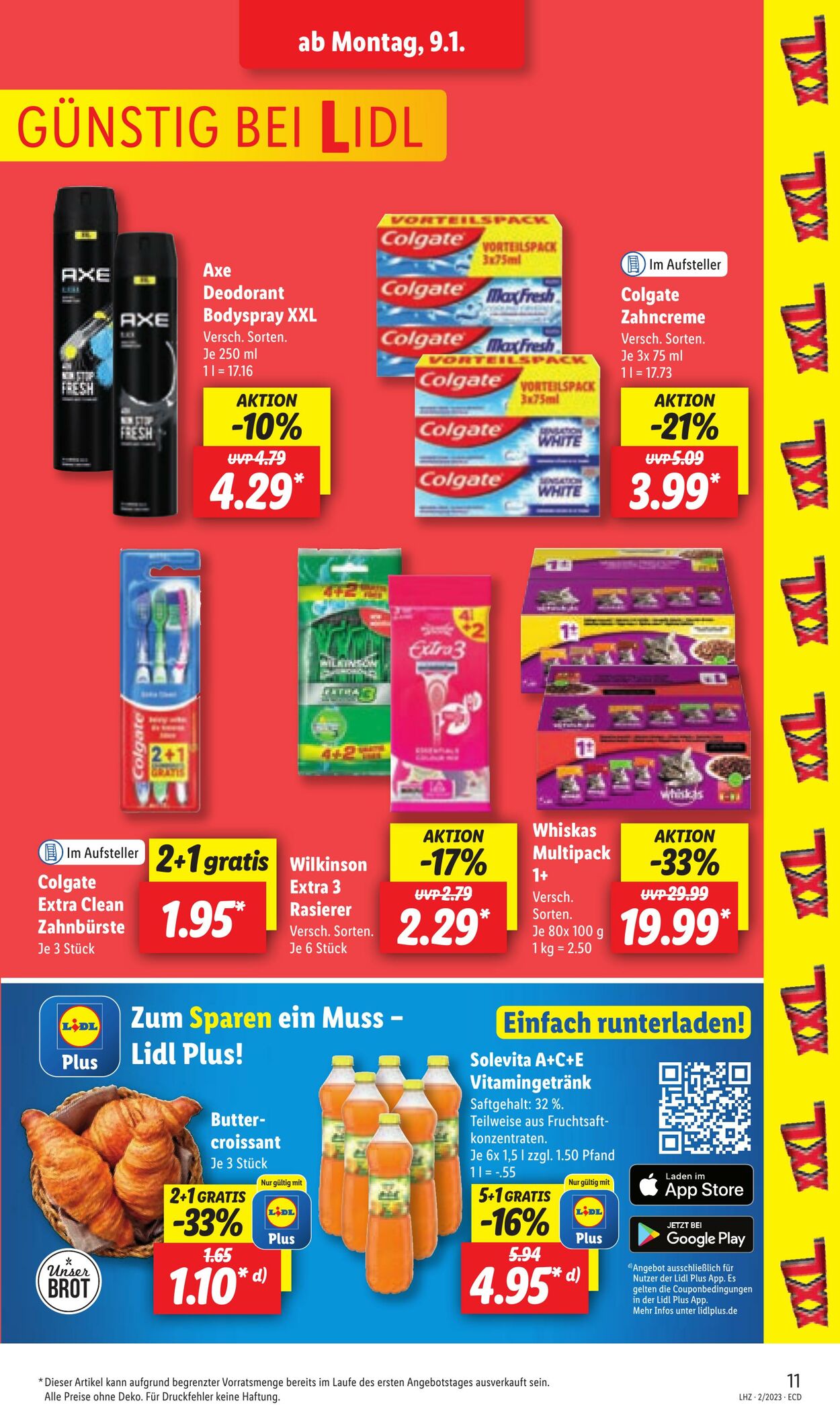 Prospekt Lidl 09.01.2023 - 14.01.2023