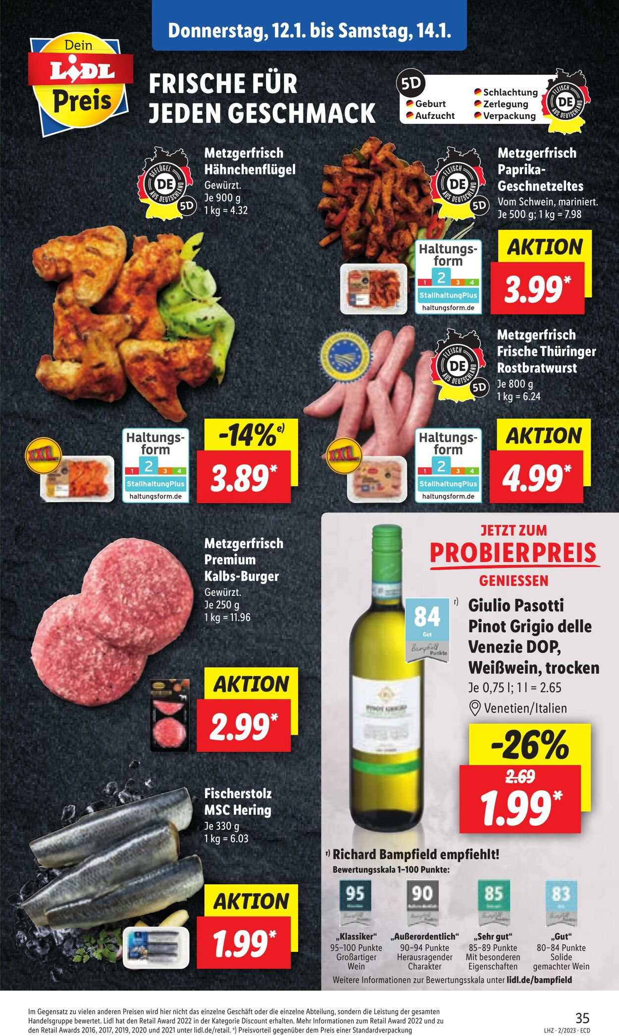 Prospekt Lidl 09.01.2023 - 14.01.2023