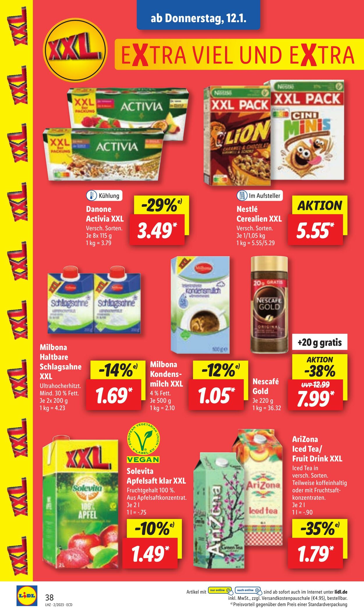 Prospekt Lidl 09.01.2023 - 14.01.2023