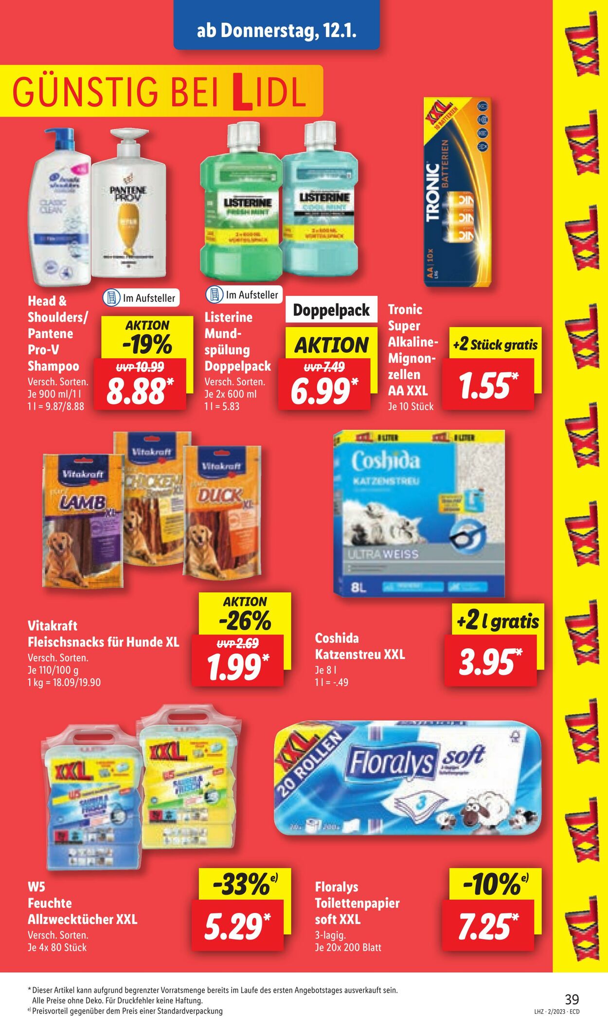 Prospekt Lidl 09.01.2023 - 14.01.2023