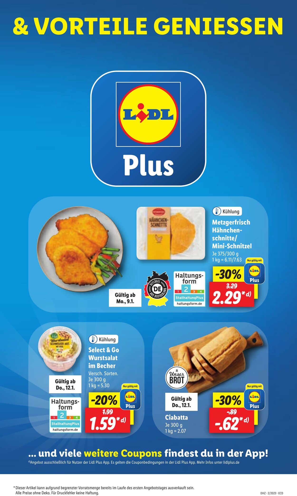 Prospekt Lidl 09.01.2023 - 14.01.2023