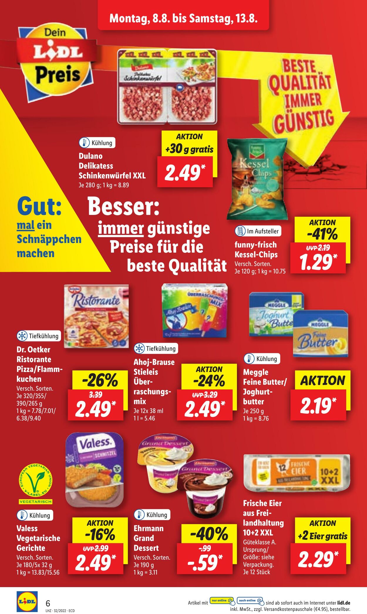 Prospekt Lidl 08.08.2022 - 13.08.2022