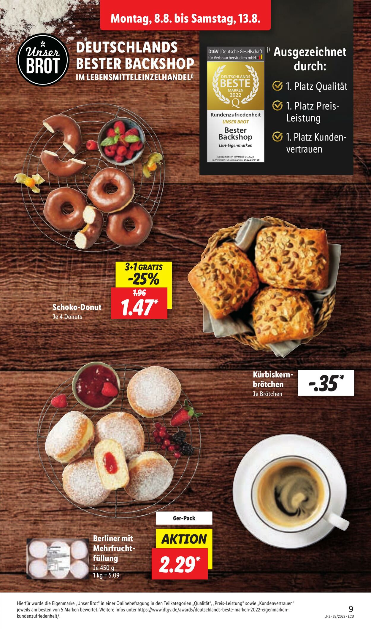 Prospekt Lidl 08.08.2022 - 13.08.2022