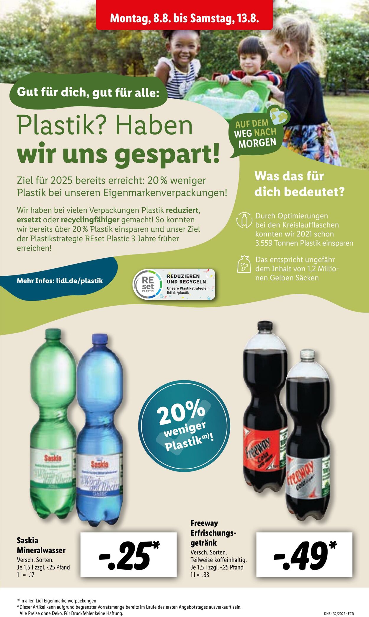 Prospekt Lidl 08.08.2022 - 13.08.2022