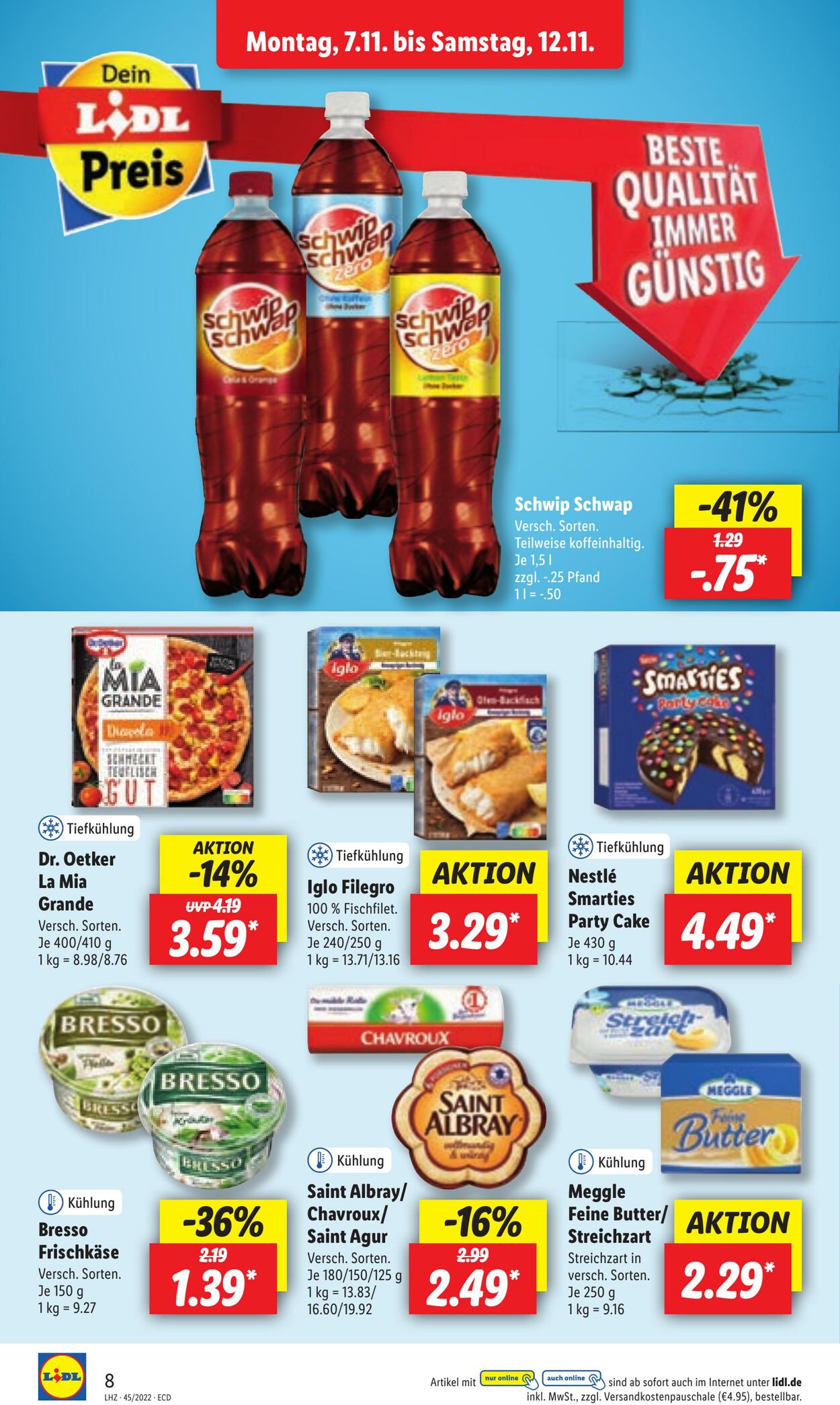 Prospekt Lidl 07.11.2022 - 12.11.2022