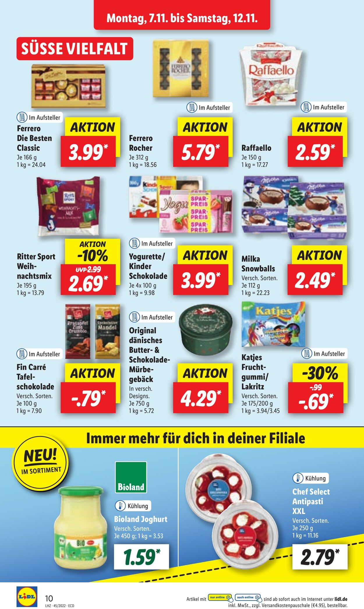 Prospekt Lidl 07.11.2022 - 12.11.2022