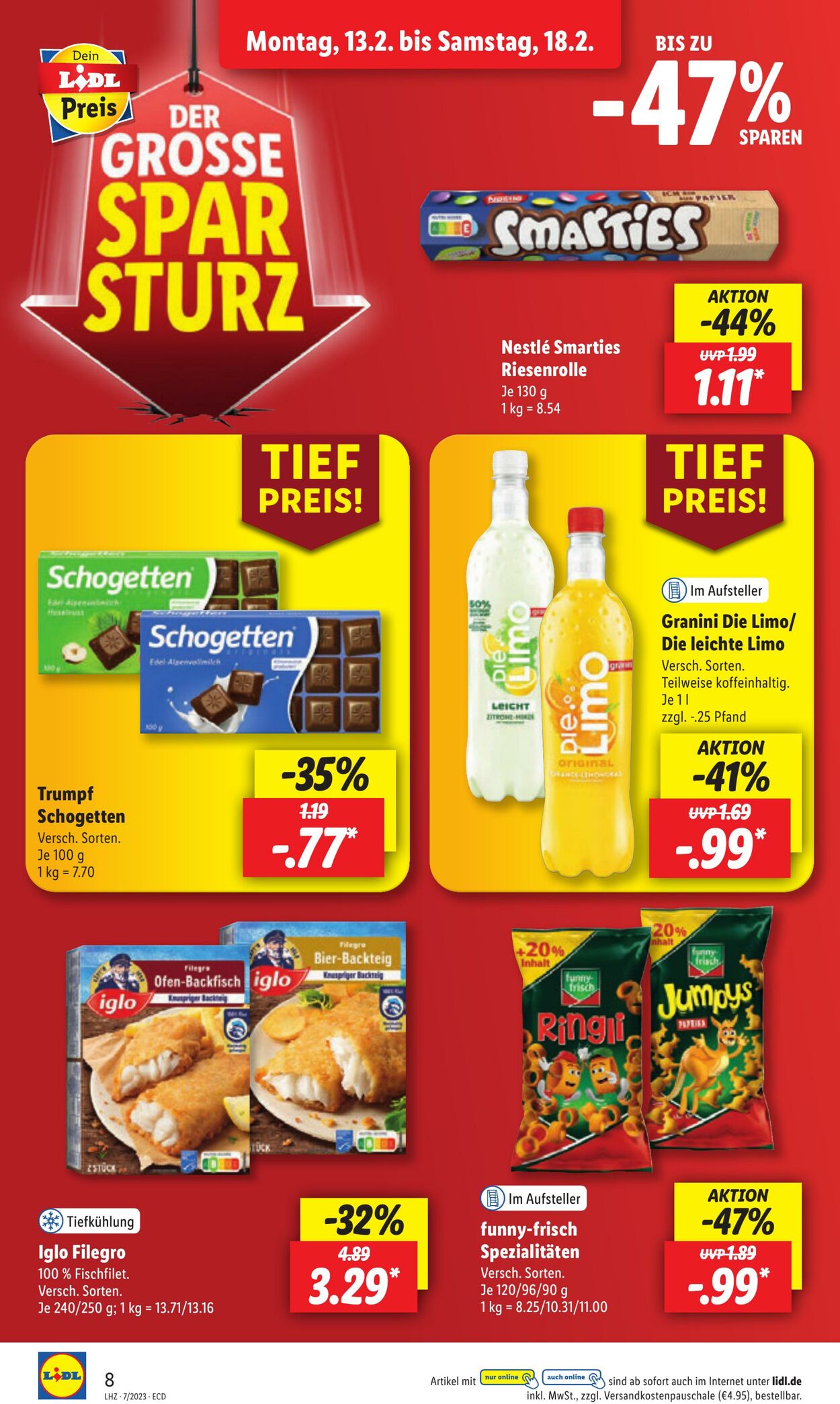 Prospekt Lidl 13.02.2023 - 18.02.2023