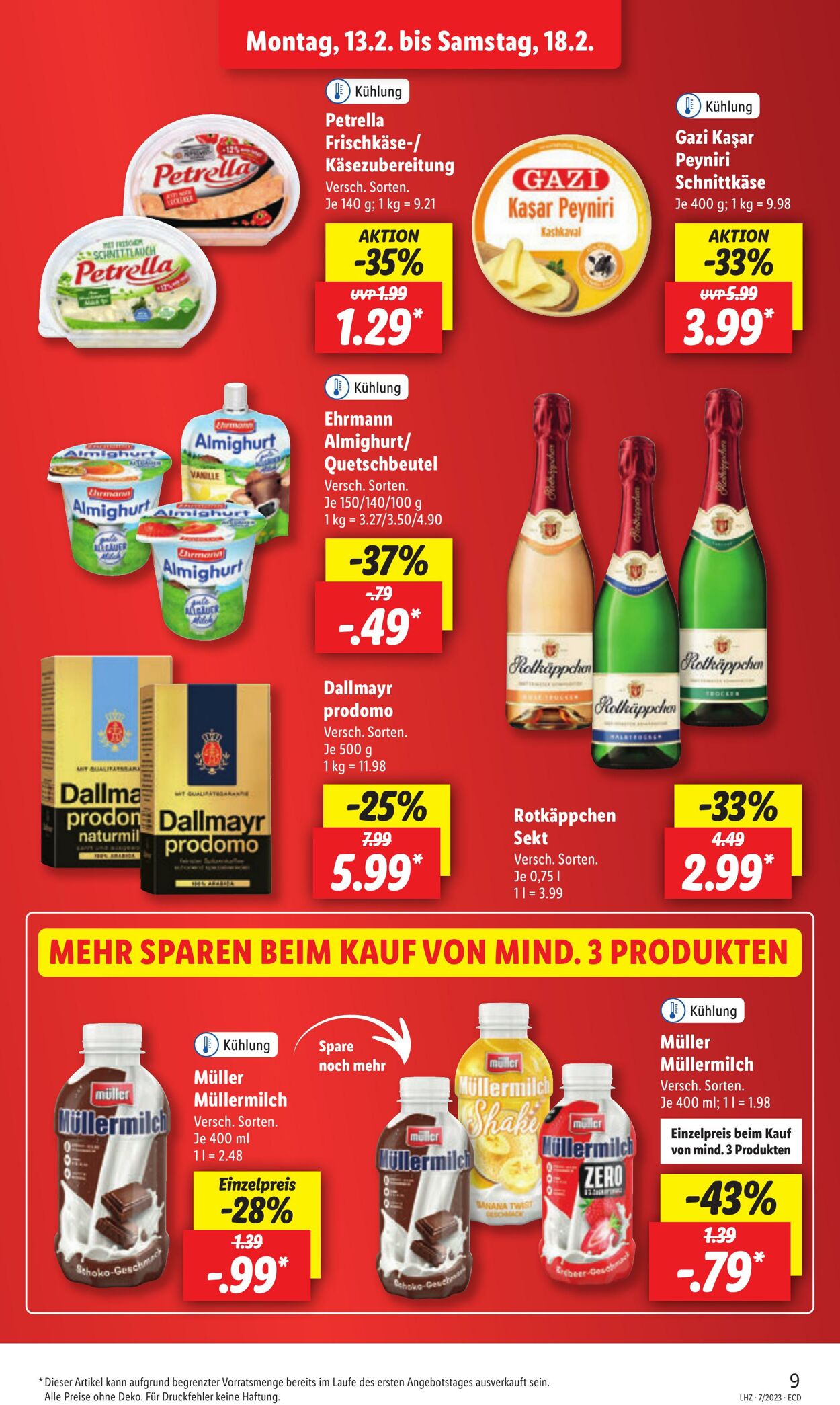 Prospekt Lidl 13.02.2023 - 18.02.2023